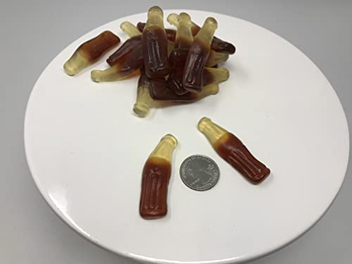 Bulk Gummy Cola Bottles Candy - 1 Pound Soda Bottle Gummies for Parties, Halloween Treats & Movie Snacks