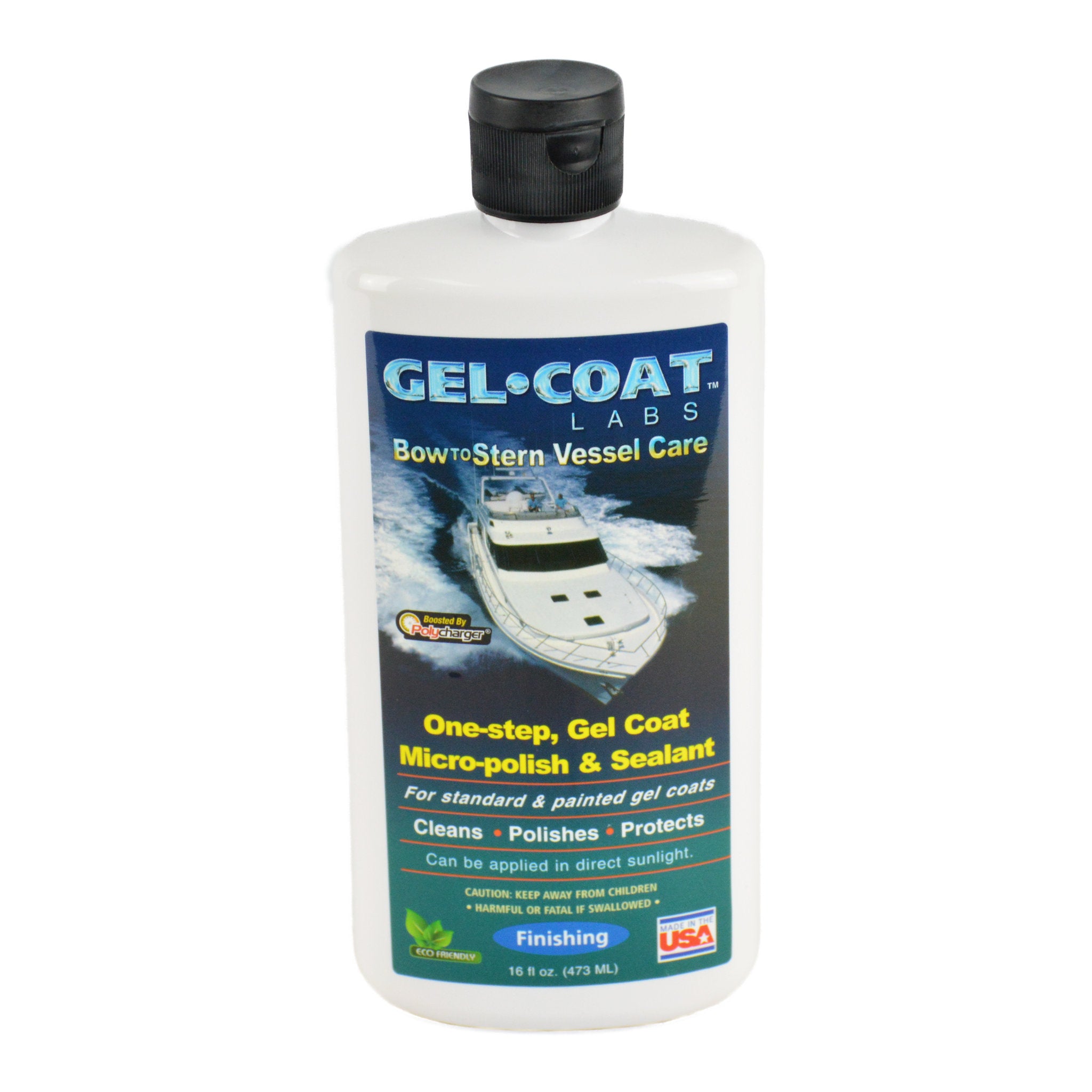 Gel Coat Labs One Step Micro Polish & Sealant - Car Paint Restorer & Protector with FREE Applicator - Perfect for Auto Detailing & Show Car Shine