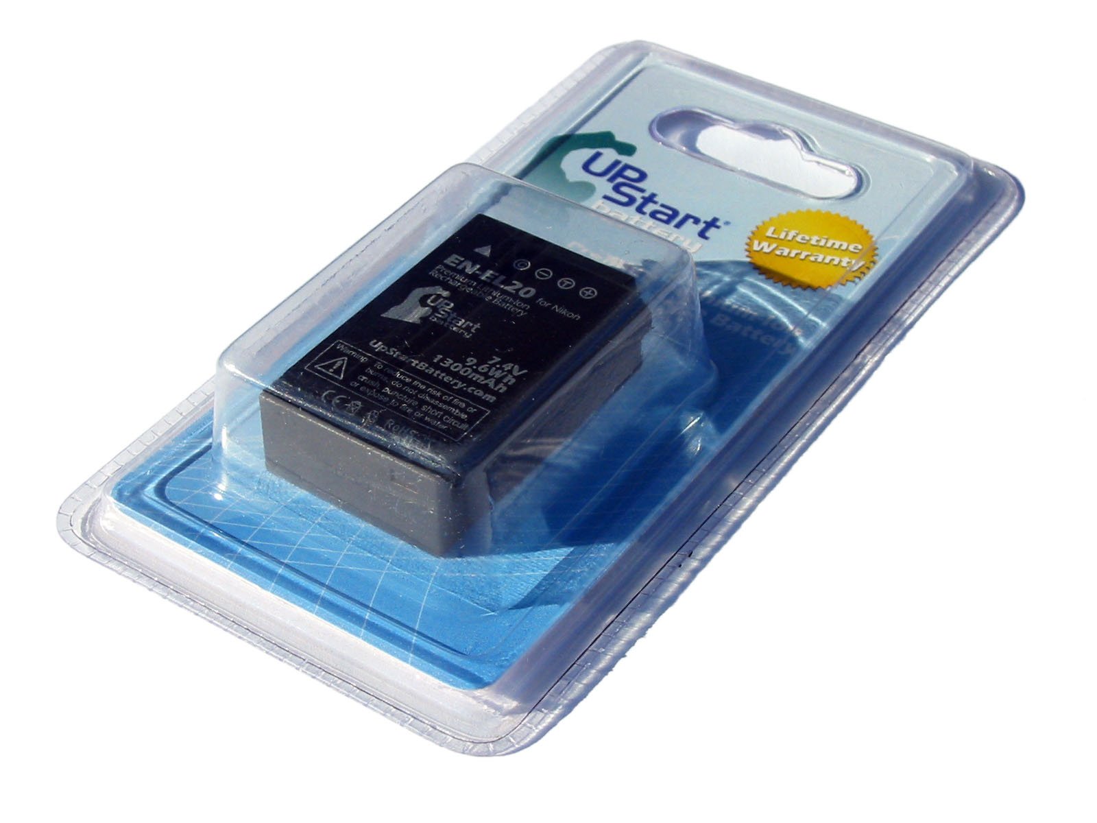 Replacement Battery and Charger for Nikon 1 J3 Camera - EN-EL20 Compatible 1300mAh Li-ion with Car Plug & EU Adapter - Perfect for Travel Photography and Backup Power