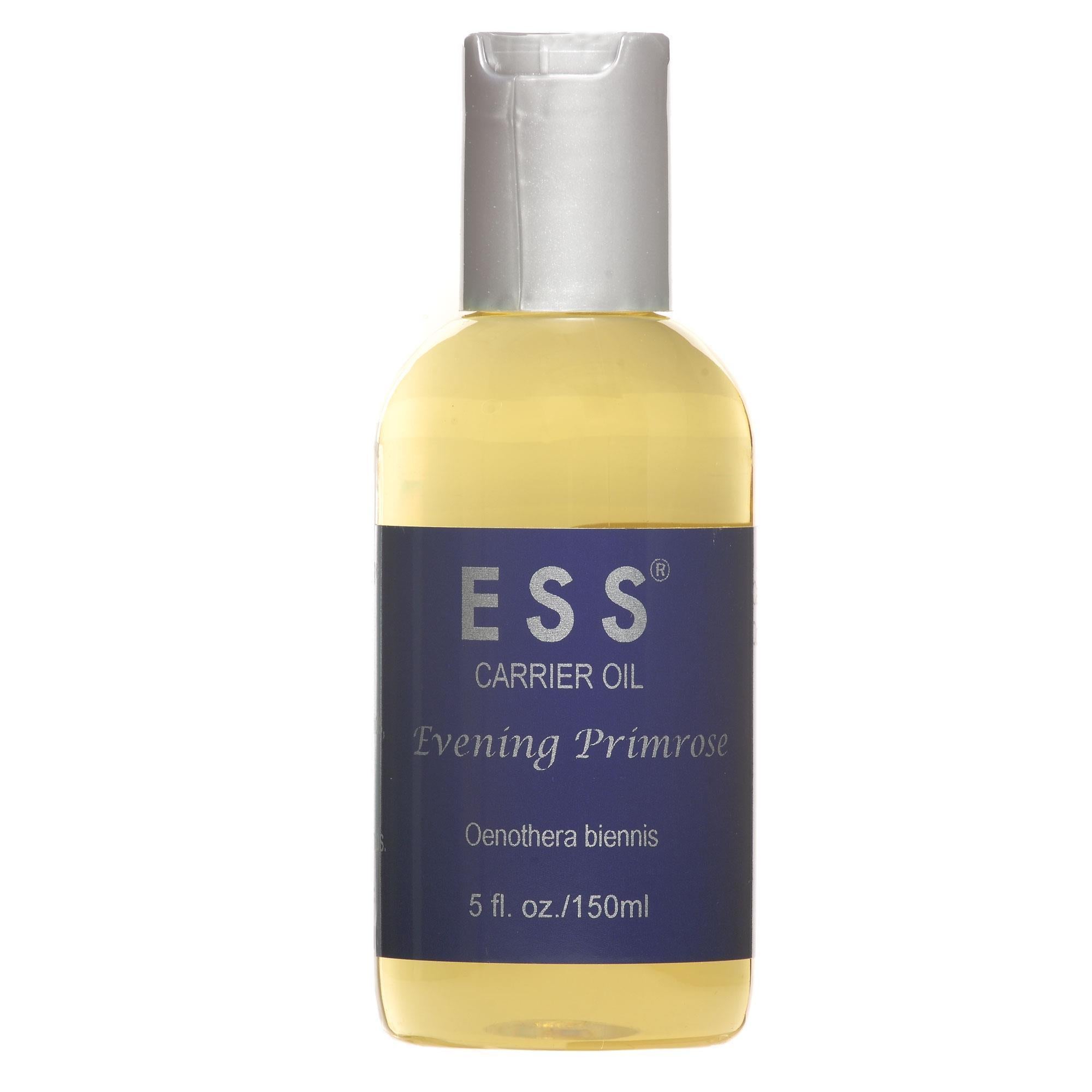 Pure ESS Evening Primrose Carrier Oil - 150 mL for Skin Care, Hair Growth & Aromatherapy - Natural Moisturizer for Dry Skin & Scalp