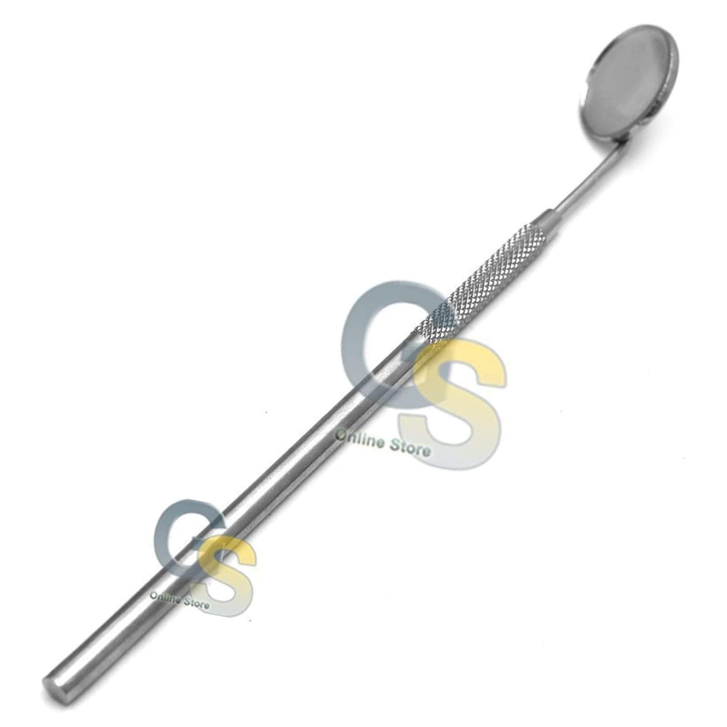Dental Inspection Mirror with Handle - Stainless Steel Rust-Free Dental Instruments for Dentists & Hygienists - Perfect for Oral Exams, Cleanings & Procedures