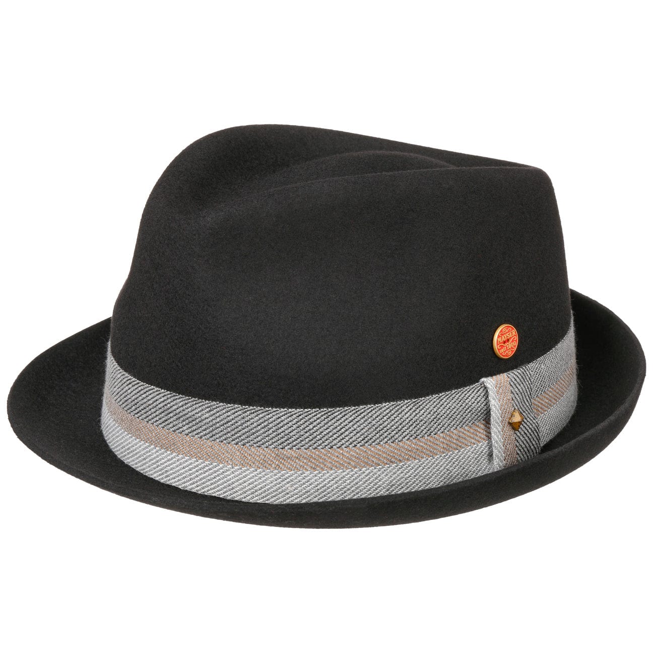 Stylish Samu Soft Pork Pie Wool Hat by Mayser - Warm Winter Fashion Accessory for Men & Women - Perfect for Outdoor Activities, Casual Wear, and Vintage Style Outfits