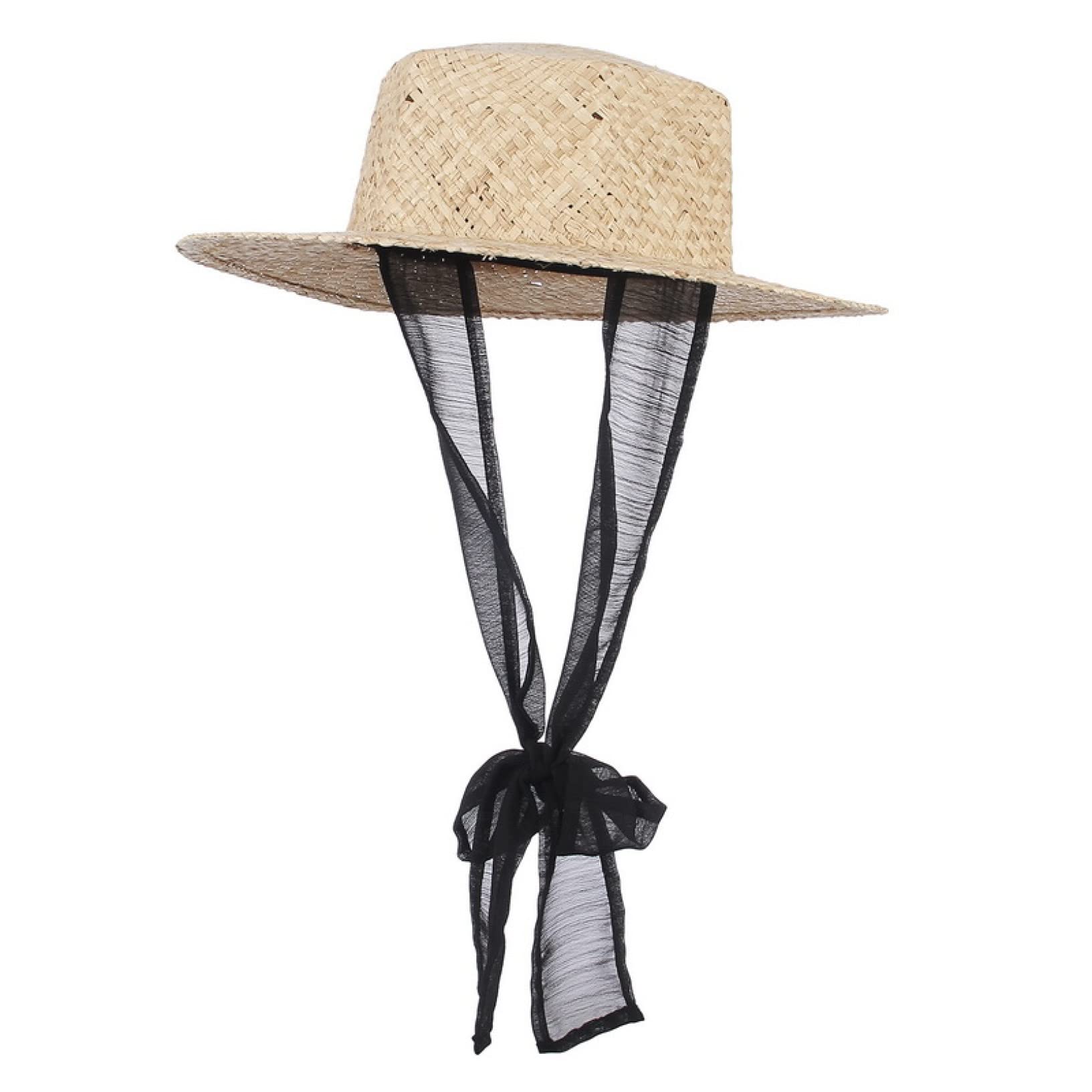 Stylish Hexagon Straw Sun Hat for Men & Women - Breathable Raffia Beach Hat with Wide Brim for UV Protection - Perfect for Summer Outdoor Activities, Vacations, and Beach Trips