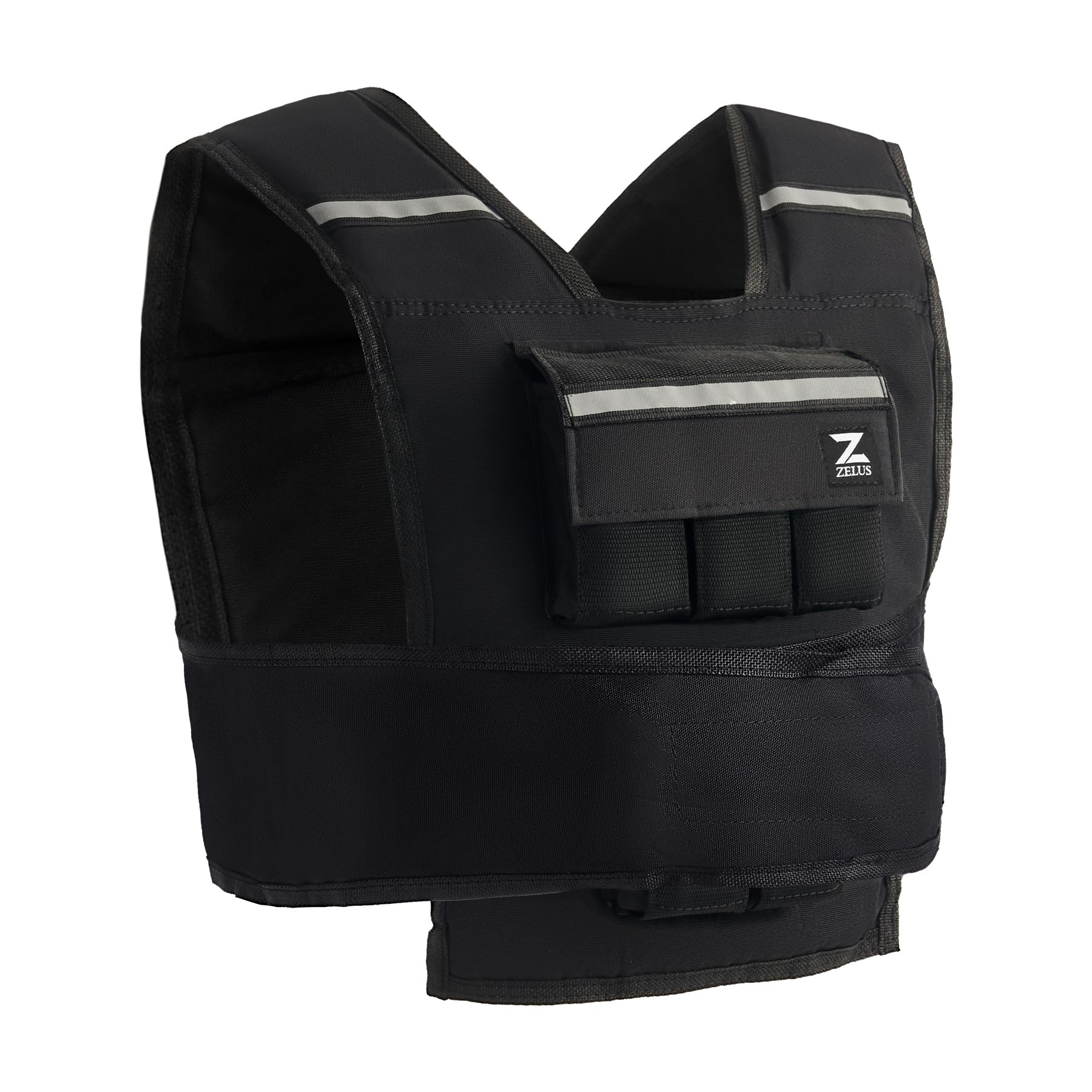 ZELUS Adjustable Weighted Vest 23lb/30lb/60lb for Men - Strength Training, Cardio Workouts & Weight Loss - Perfect for Home Gym, Running & Fitness Training