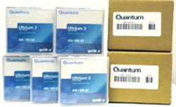 Quantum 10 Pack LTO Ultrium-3 Data Tape (400GB Native/800GB Compressed) - Blue Tape Cartridges for Enterprise Backup, Archiving & Long-Term Data Storage