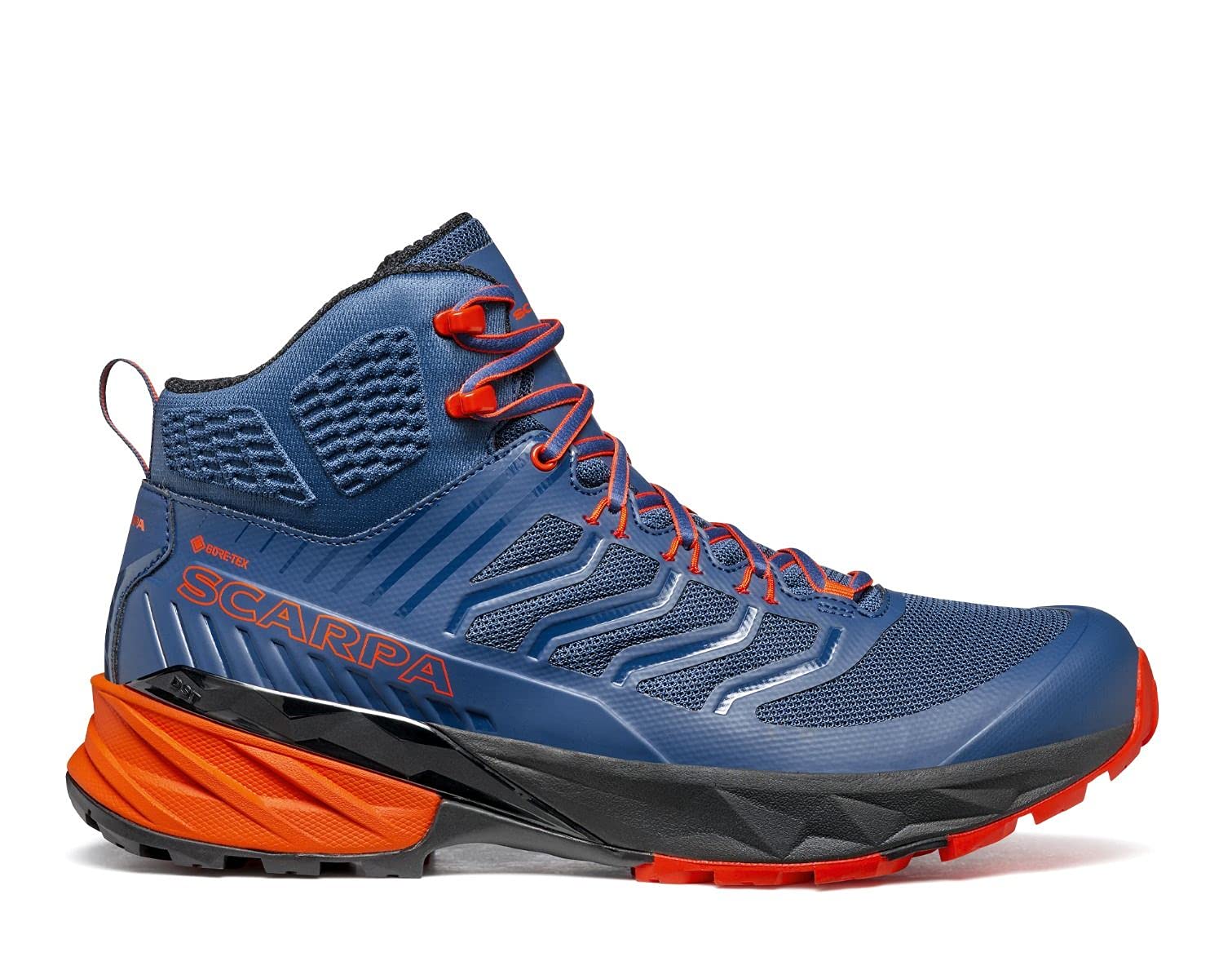 SCARPA Men's Rush Mid GTX Waterproof Hiking Boots - Gore-Tex Trail Running Shoes for Outdoor Adventures, Mountain Climbing & Backpacking
