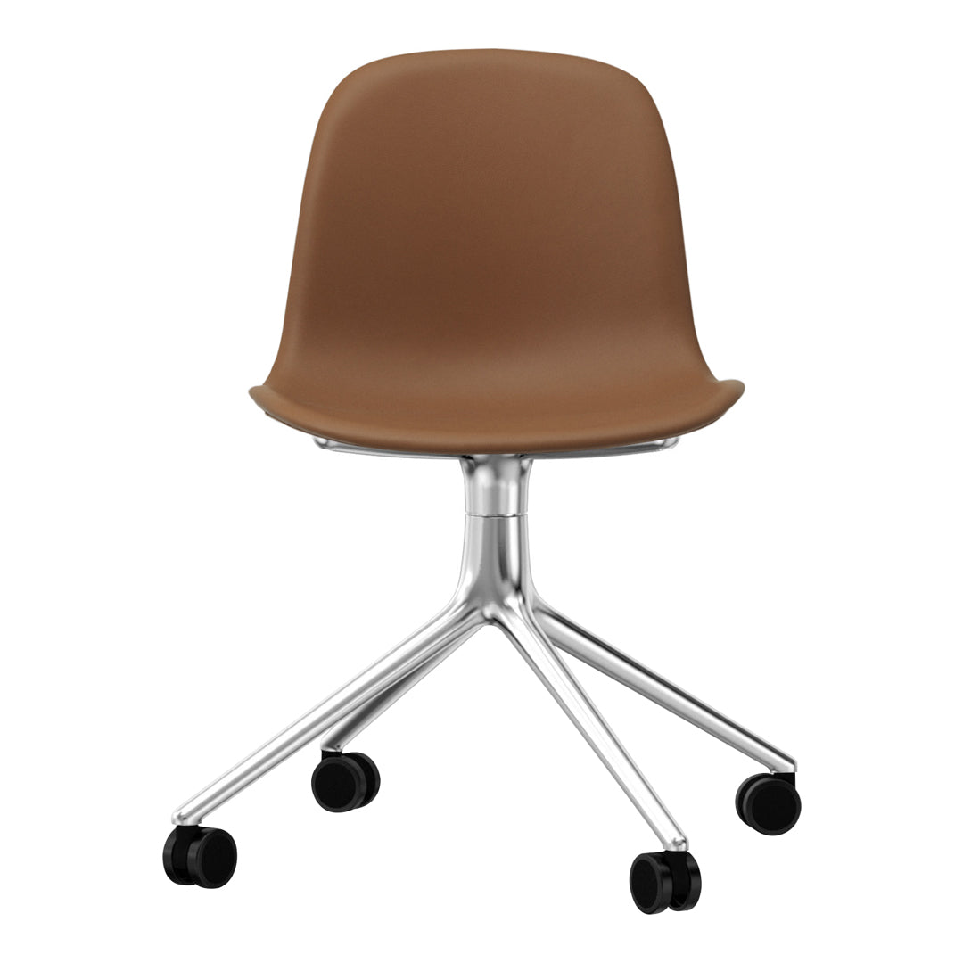 Ergonomic Form Chair with 4-Wheel Swivel Base & Comfortable Upholstery - Perfect for Office, Home Office, and Conference Room Use