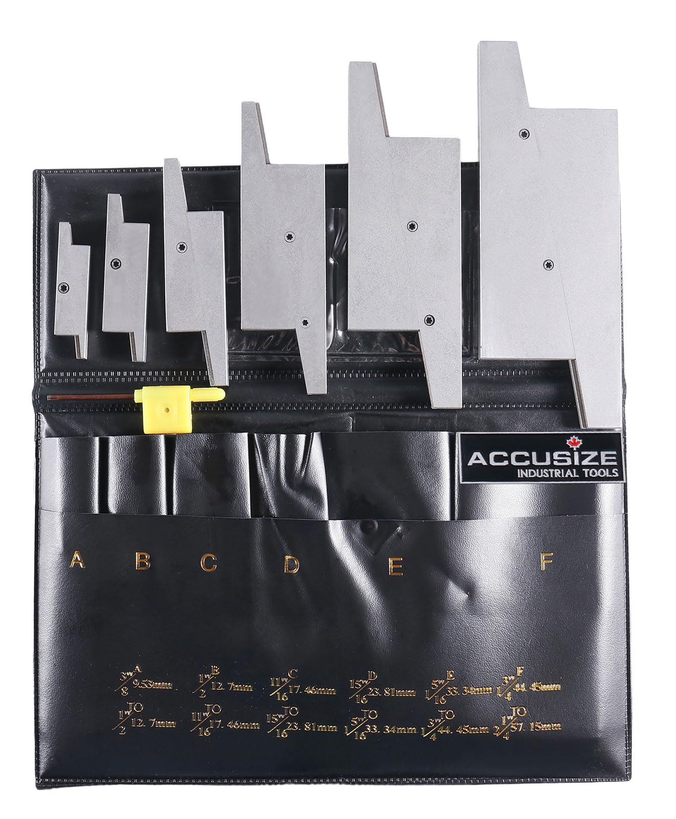 Accusize Industrial Tools 6-Piece Adjustable Precision Parallel Set, 3602-5001 - Ideal for Machining, Metalworking, and Woodworking Projects