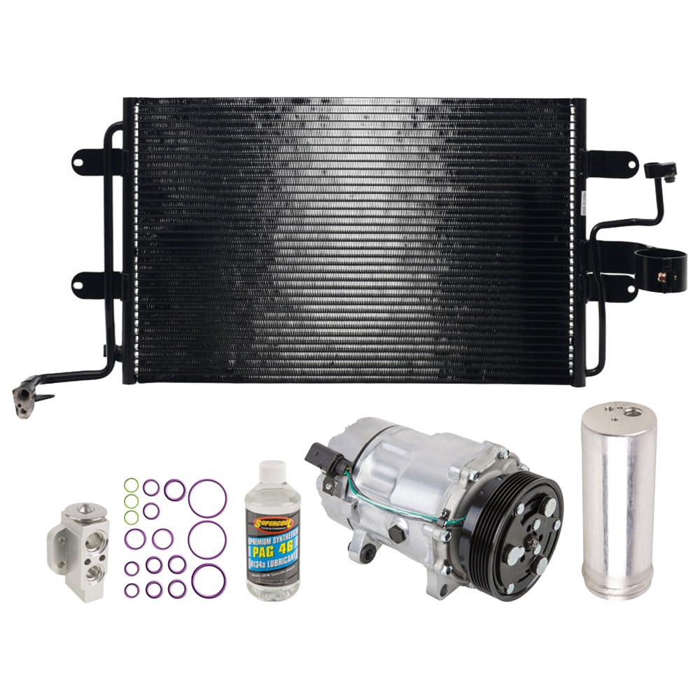 Volkswagen Jetta 2005 AC Kit with Compressor, Condenser & Drier - Complete A/C Repair Kit - BuyAutoParts 60-82688CK - Perfect for Summer Cooling & Auto AC System Replacement