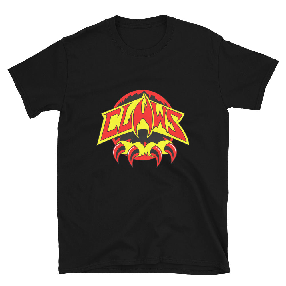 Zoo Jitsu Fighters CLAWS Logo Short Sleeve Unisex T-Shirt | Graphic Tee for Martial Arts Fans & Animal Lovers | Perfect for Training, Gyms & Casual Wear