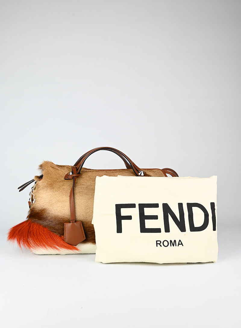 Fendi By the Way Handbag in Hazel Brown - Luxury Leather Tote Bag for Women, Perfect for Work, Travel and Everyday Use