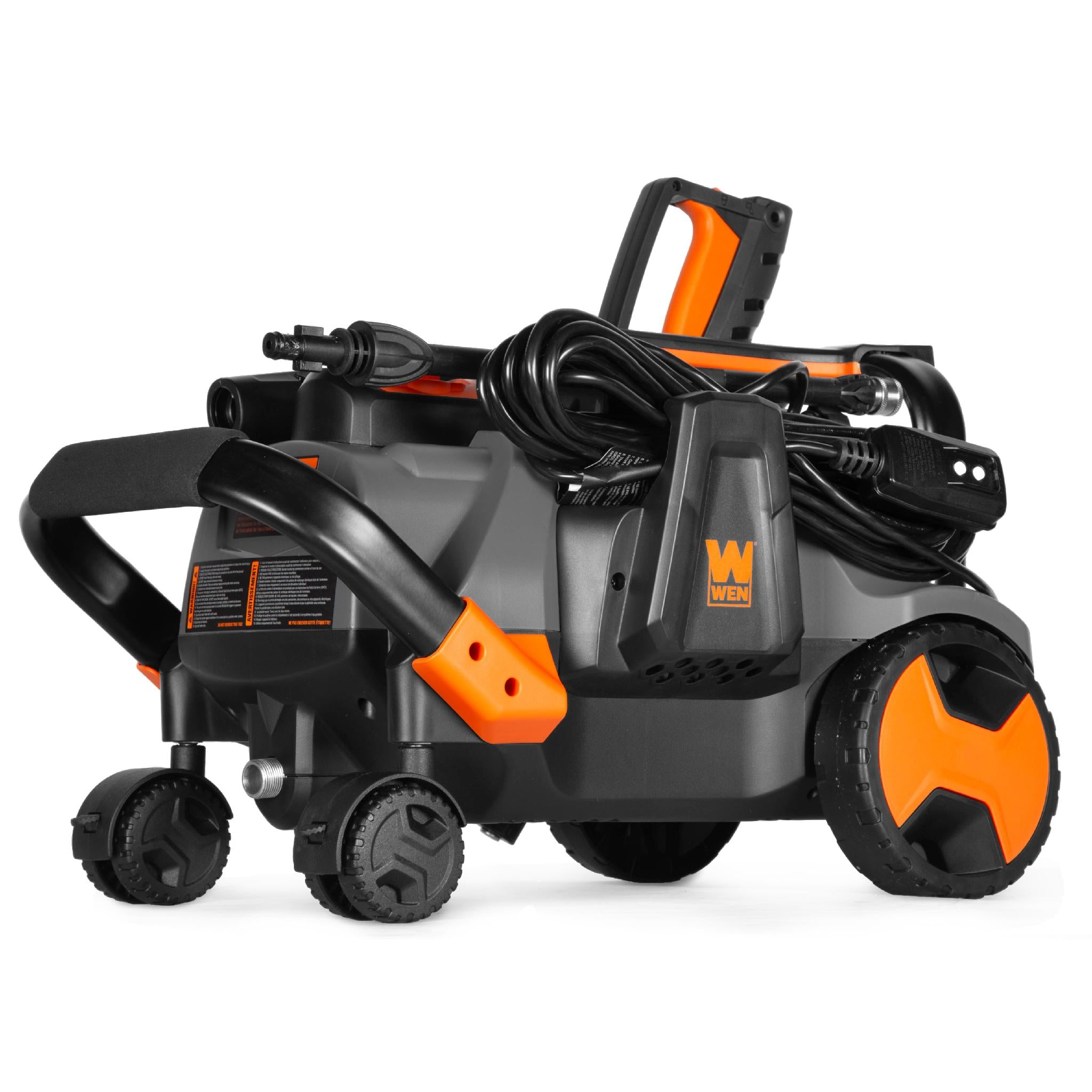 WEN PW2200 2200 PSI Electric Pressure Washer, 1.65 GPM with Onboard Detergent Tank - Powerful Cleaning for Driveways, Decks, and Outdoor Surfaces