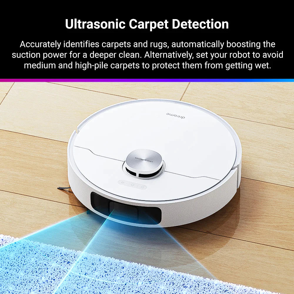 Dreame L10 Prime Self-Cleaning Robot Vacuum and Mop Combo - Smart Mapping, 4000Pa Suction, Auto Mop Washing - Perfect for Hardwood Floors & Pet Hair Removal