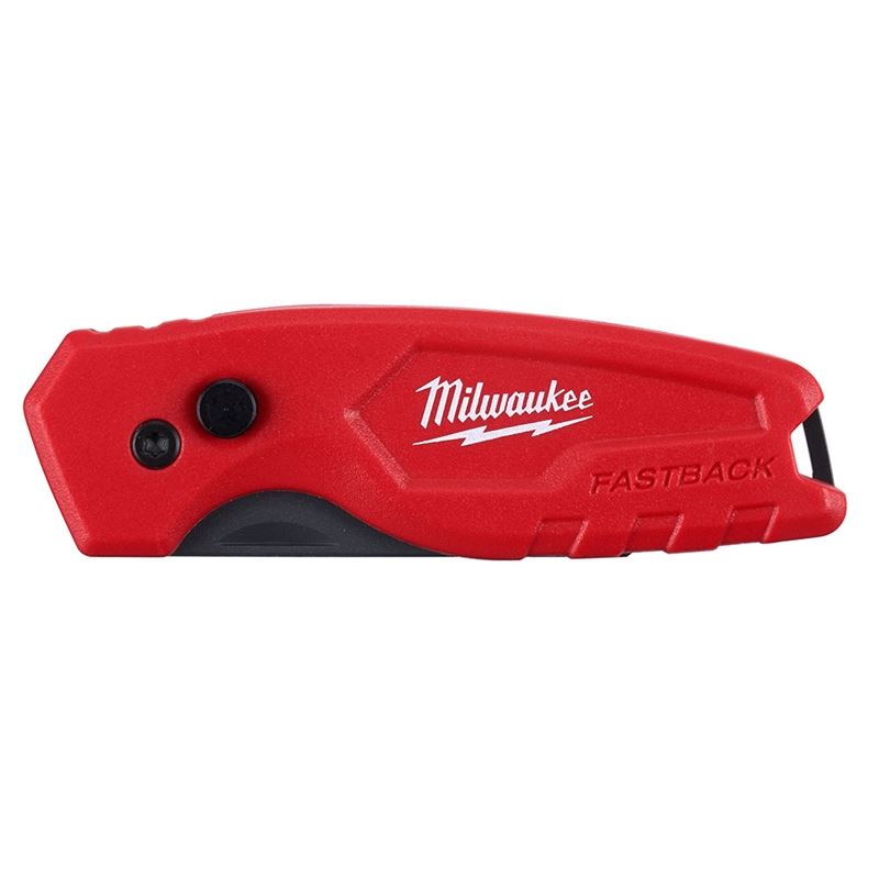 Fastback Compact Folding Utility Knife - 48-22-1500 | Heavy Duty Retractable Blade for DIY, Construction & Crafting | Portable Pocket Knife for Home, Office & Outdoor Use