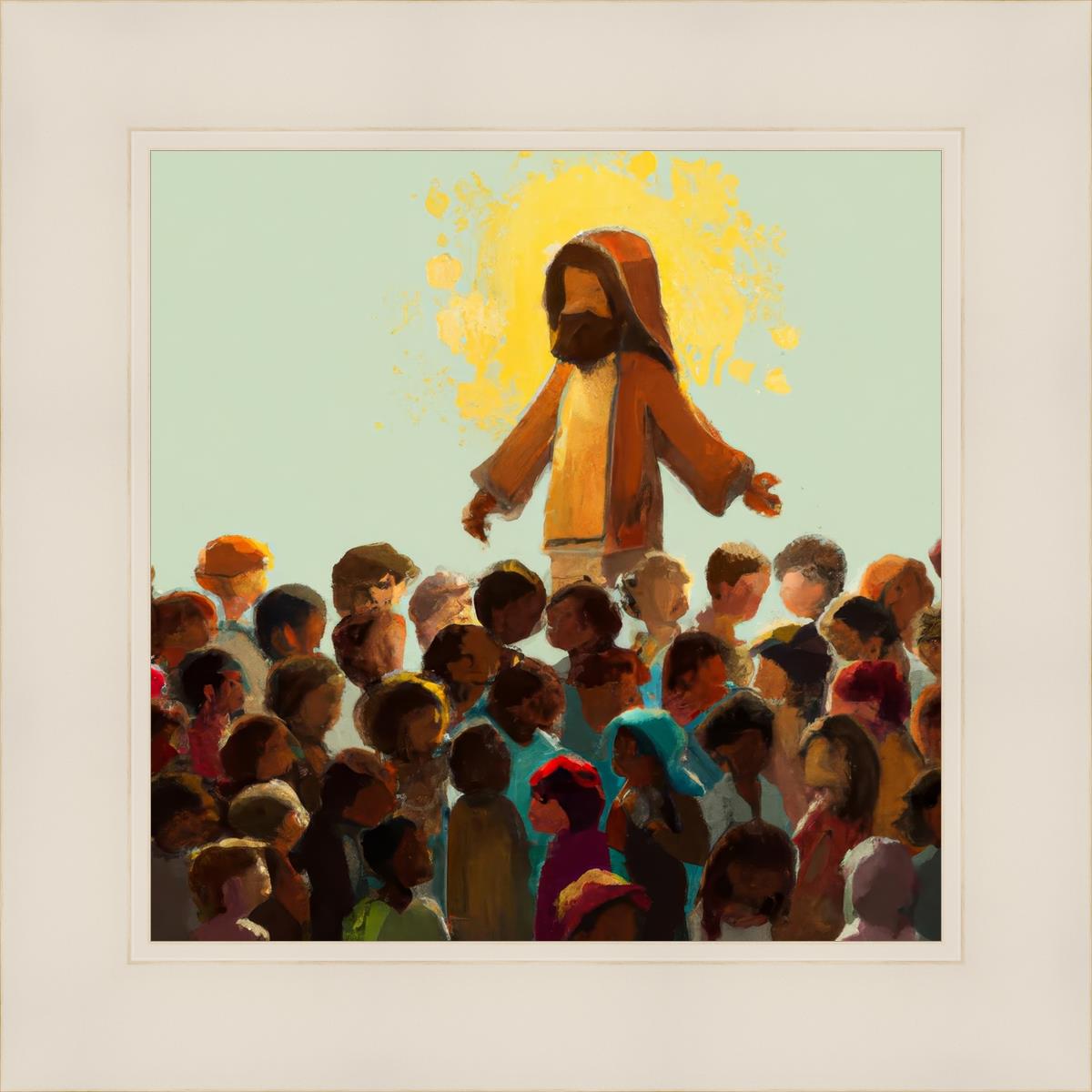 Blessed Are The Children - Inspirational Christian Wall Art for Kids' Rooms, Sunday School & Nursery Decor