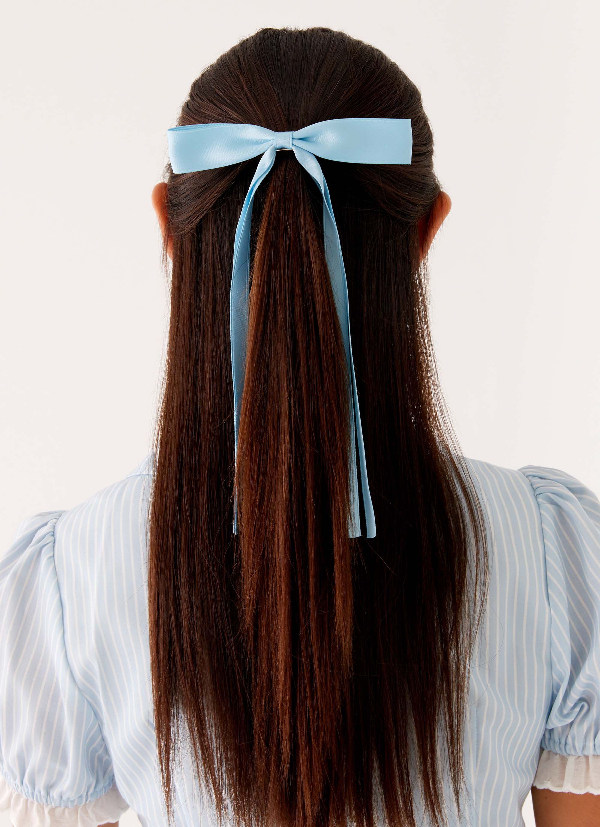 Dorothy Bow Hair Clip for Women - Elegant Blue Hair Accessory for Girls & Teens - Perfect for Parties, Weddings & Everyday Style