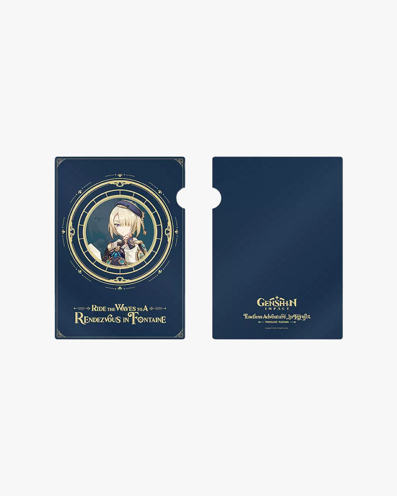 Genshin Impact© 2023 Official Art Exhibition File Folder - Collectible Game Memorabilia for Anime Fans & Office Organization