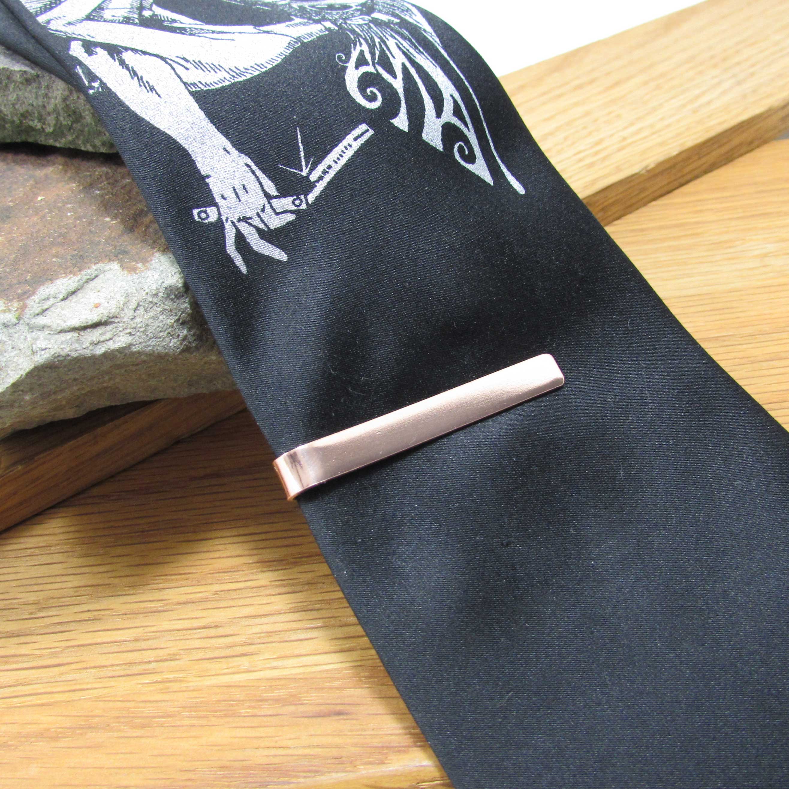 Elegant Satin Finish Tie Bar for Men - Classic Silver & Gold Tie Clips - Perfect for Weddings, Business & Formal Events