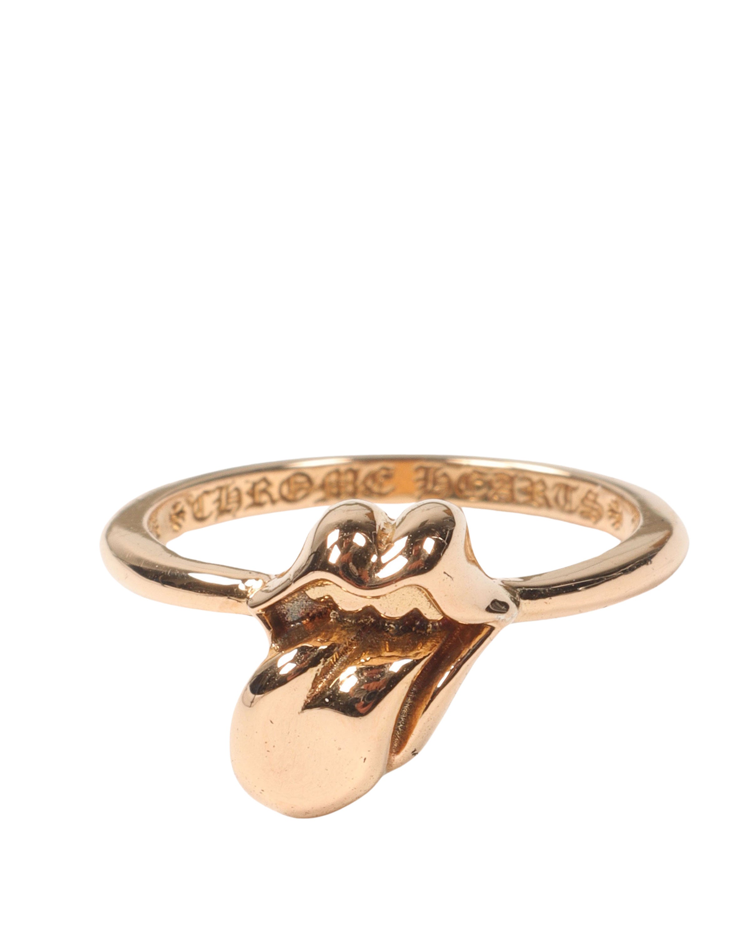 22k Gold Rolling Stones Bubblegum Ring - Vintage Style Statement Jewelry for Women & Men, Perfect for Concerts, Parties & Everyday Wear
