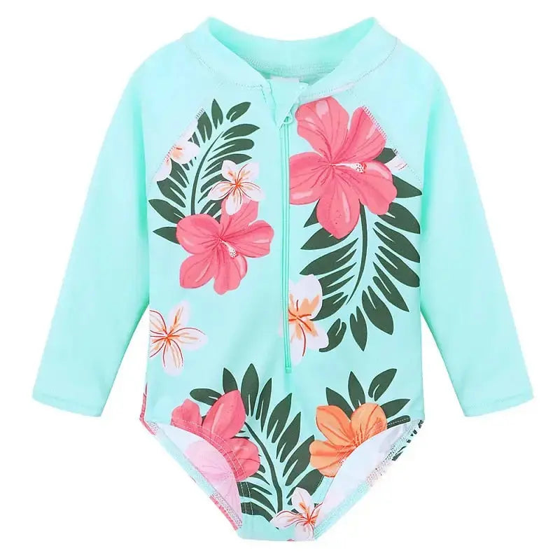 Baby Girls Swimsuit for 0-6 Years Old | Cute Kids Bathing Suit for Toddler & Infant - Perfect for Beach, Pool & Summer Water Play
