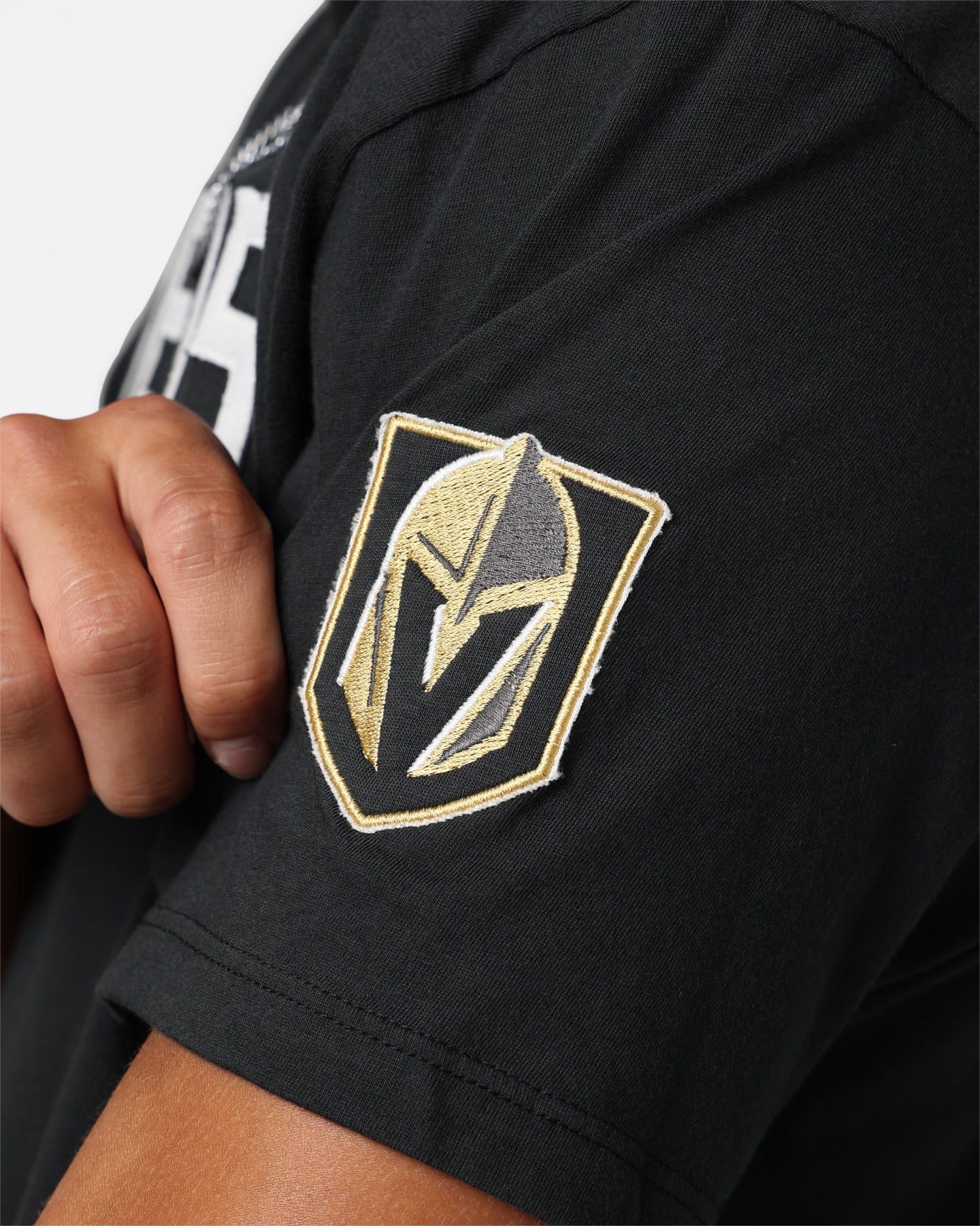 47 Brand Vegas Golden Knights Flint Black T-Shirt for Men - Official NHL Hockey Fan Apparel - Perfect for Games, Parties & Casual Wear