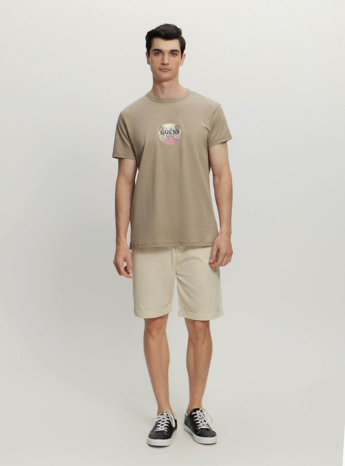 Eco-Friendly Beige T-Shirt for Men & Women - Sustainable Cotton Casual Tee - Perfect for Travel, Work, and Everyday Wear