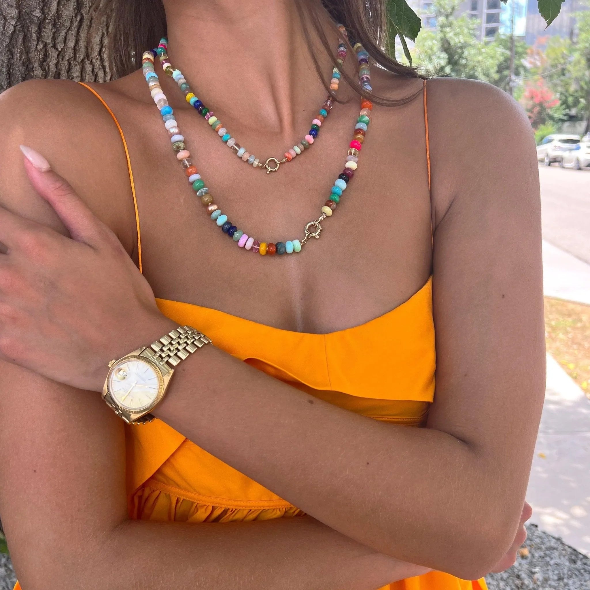 Small Magical Mixy Gemstone Necklace - Elegant Handmade Jewelry for Women | Perfect for Everyday Wear, Parties & Gifts