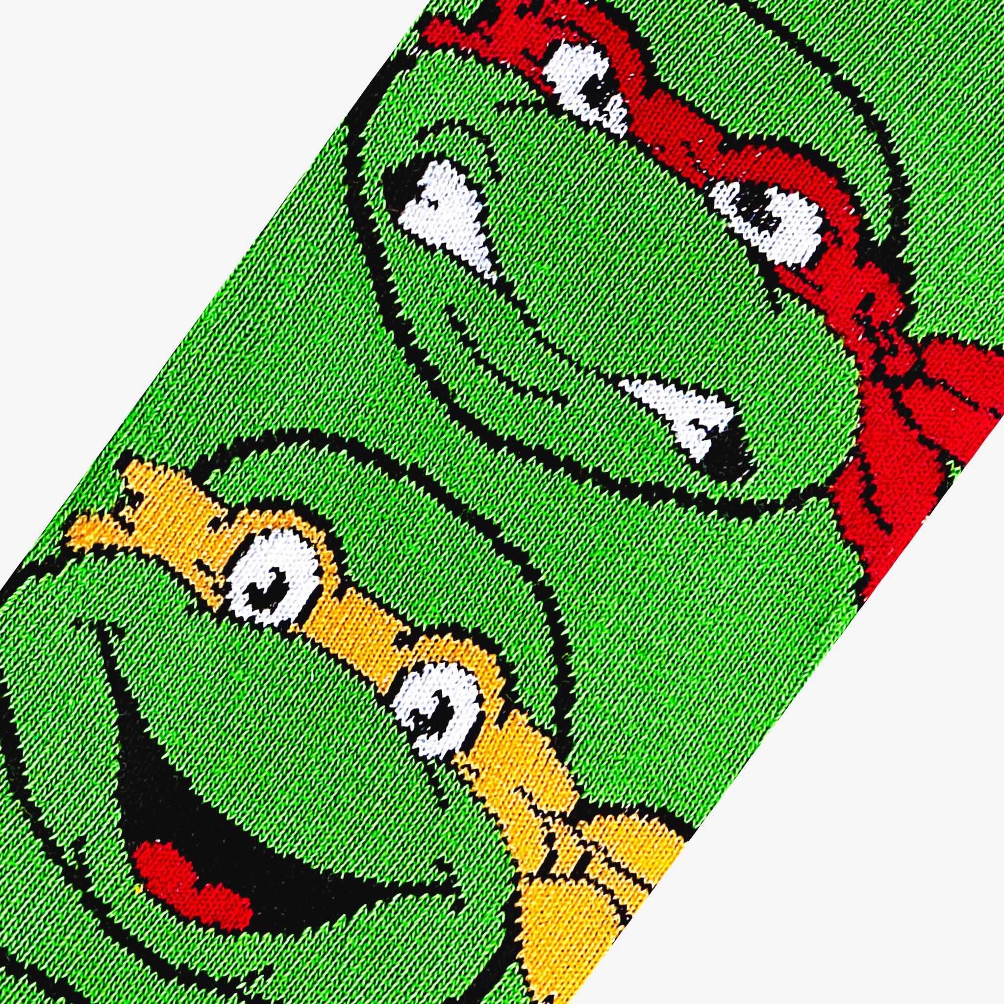 Odd Sox Nickelodeon Kids Socks - SpongeBob & Teenage Mutant Ninja Turtles Crew Socks for Boys & Girls (Size 7-10) - Fun Cartoon Character Socks for School, Play & Daily Wear