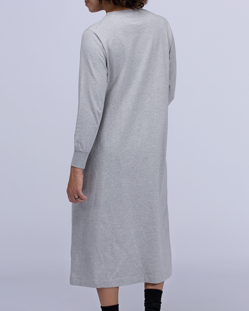 Eco-Friendly Recycled Cotton Long Sleeve Dress for Women - Sustainable Fashion for Casual Wear, Office & Date Nights