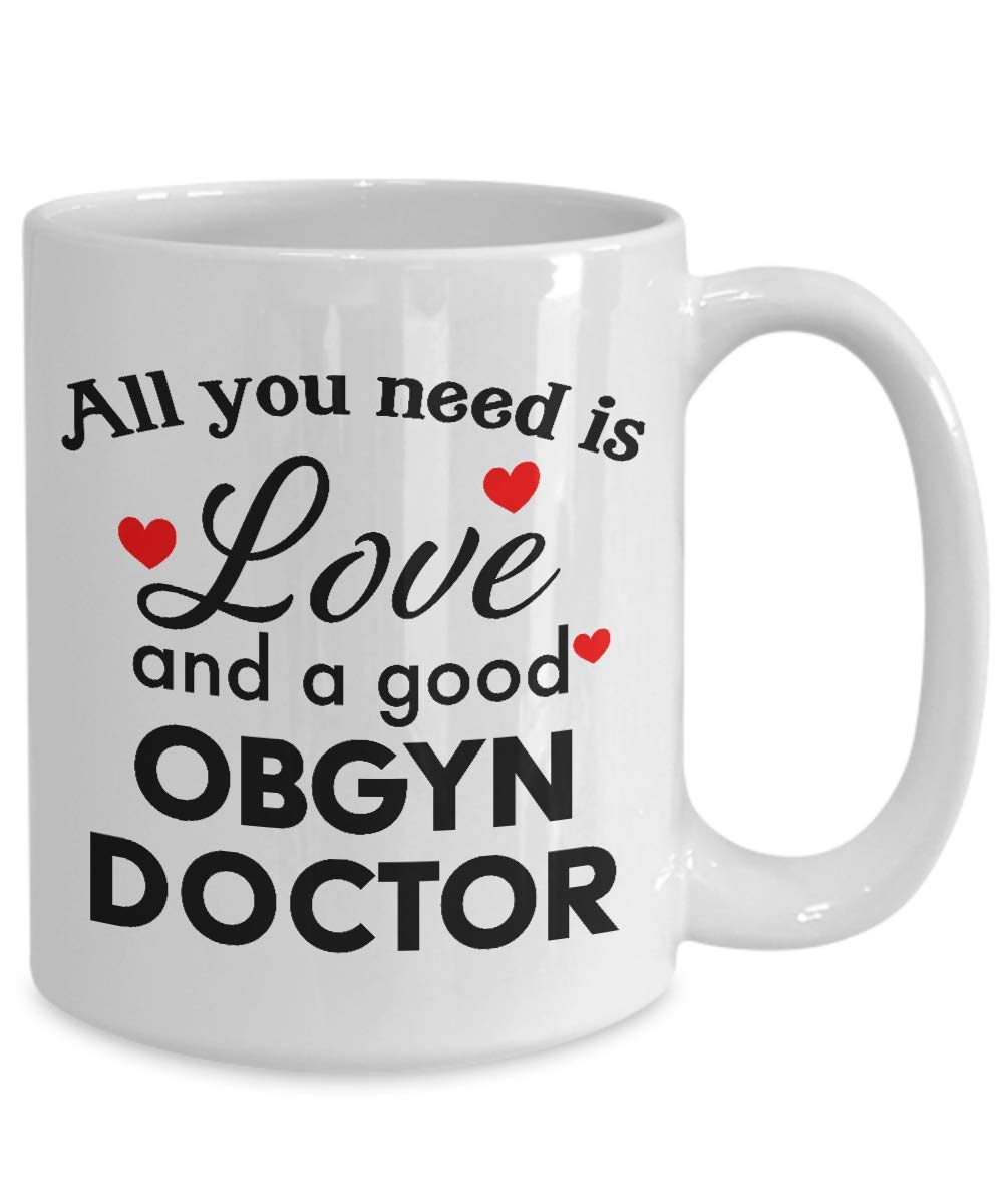 Funny OBGYN Doctor Gift Mug - 15oz Coffee Cup for Men, Women, Friends & Coworkers - Perfect Birthday, Christmas, Thank You, Retirement Present - Great for OBGYN Offices, Medical Humor & Coffee Lovers