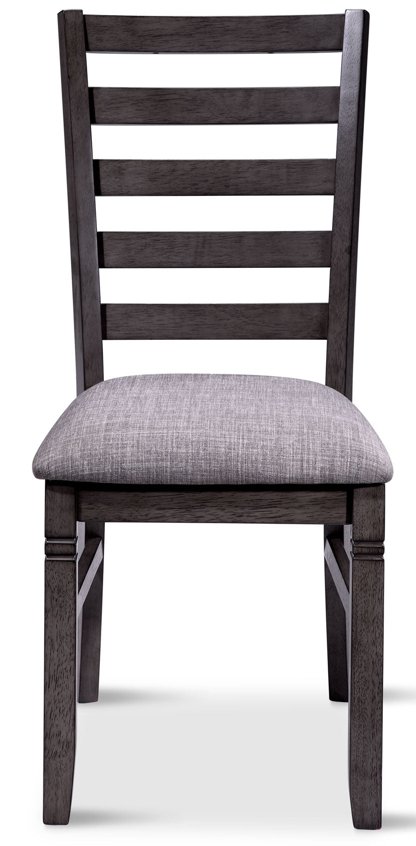 Breeze 6-Piece Dining Set in Dark Grey - Modern Kitchen & Dining Room Furniture for Small Spaces