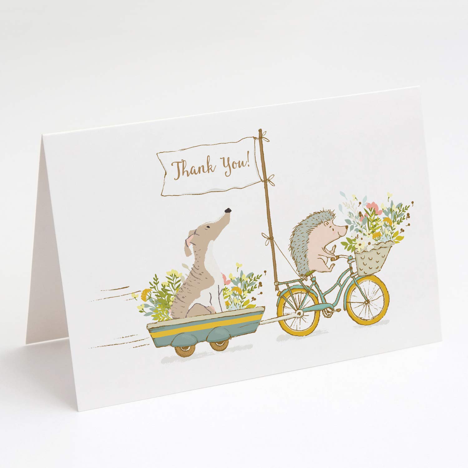 Caroline's Treasures LGA1115GCA7P Whimsical Blank Greeting Cards with Envelopes - Pack of 8 A7 Size 5x7 Cards for Birthday, Thank You & Special Occasions