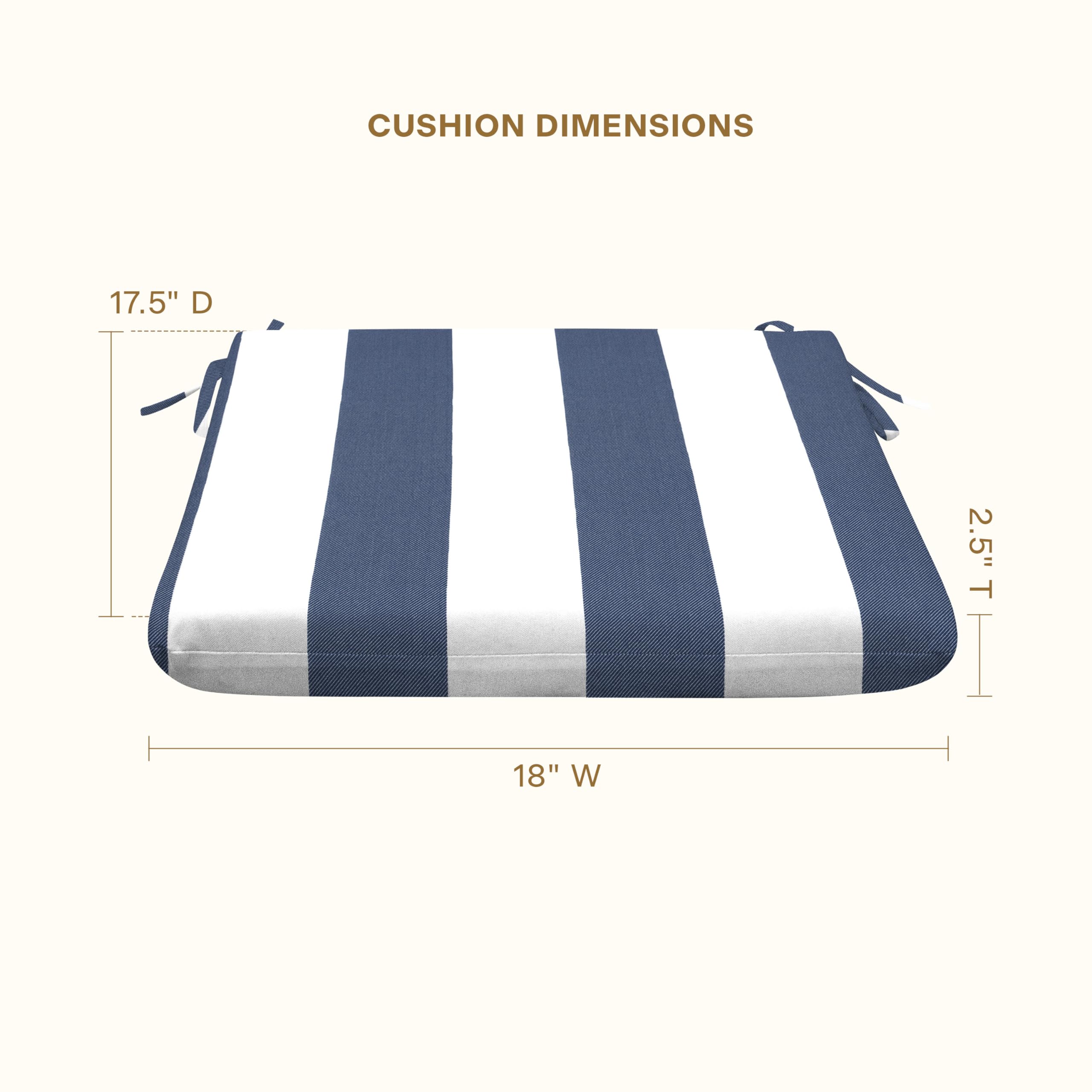 Honeycomb Outdoor Universal Seat Cushion Set - 18