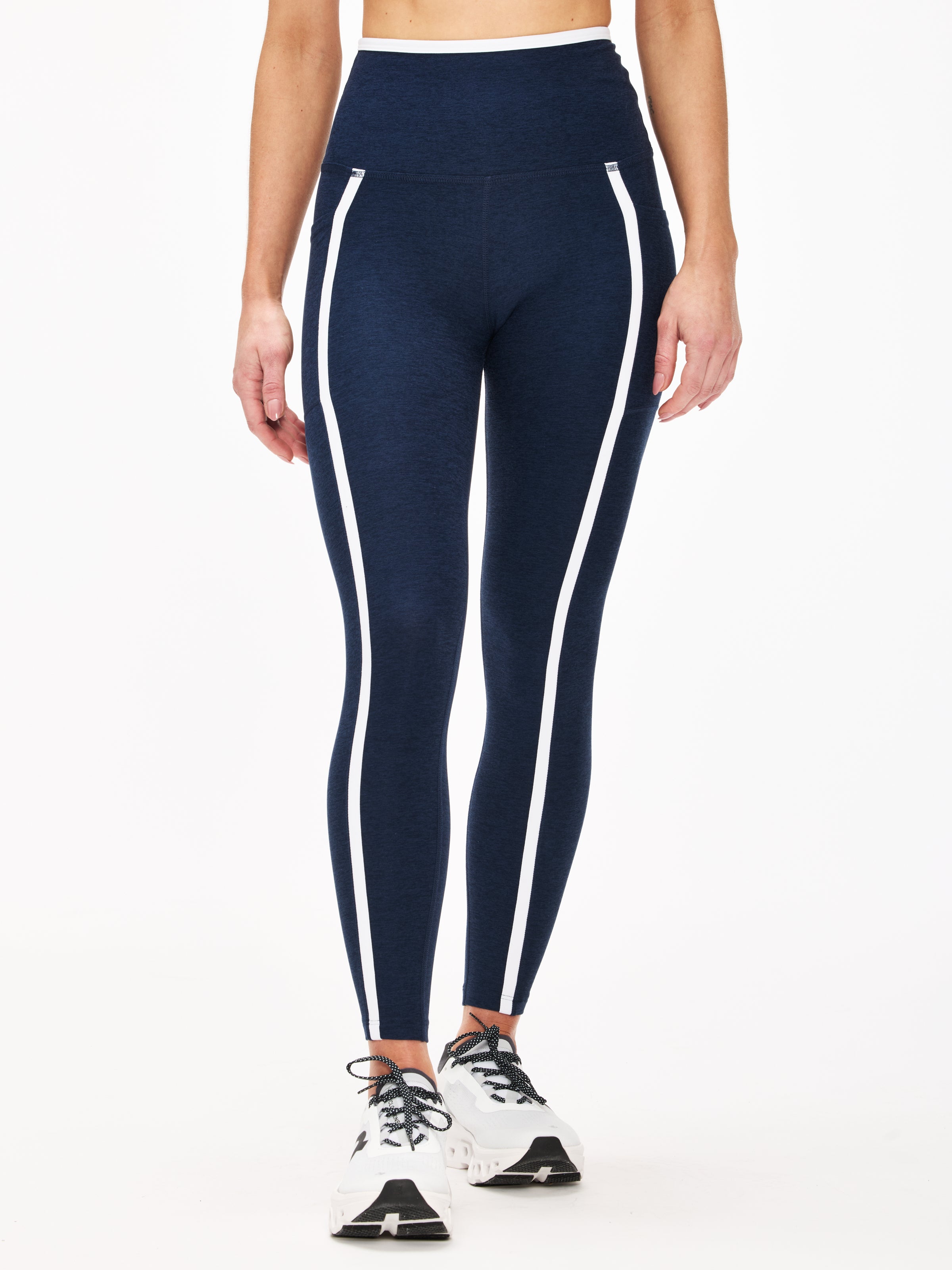 Beyond Yoga Spacedye High Waisted Midi Legging - Soft Stretchy Workout Pants for Yoga, Running & Lounge Wear - Perfect for Gym, Travel & Everyday Comfort