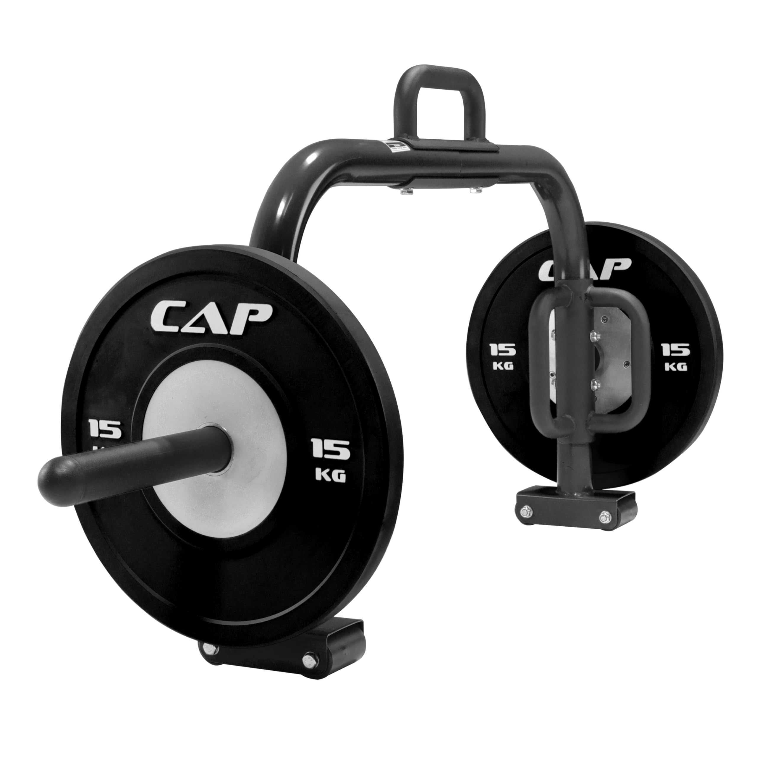 CAP Barbell Deluxe Open Trap Bar - Olympic & Standard Weight Plate Compatible Hex Shrug Bar for Deadlifts, Squats & Strength Training