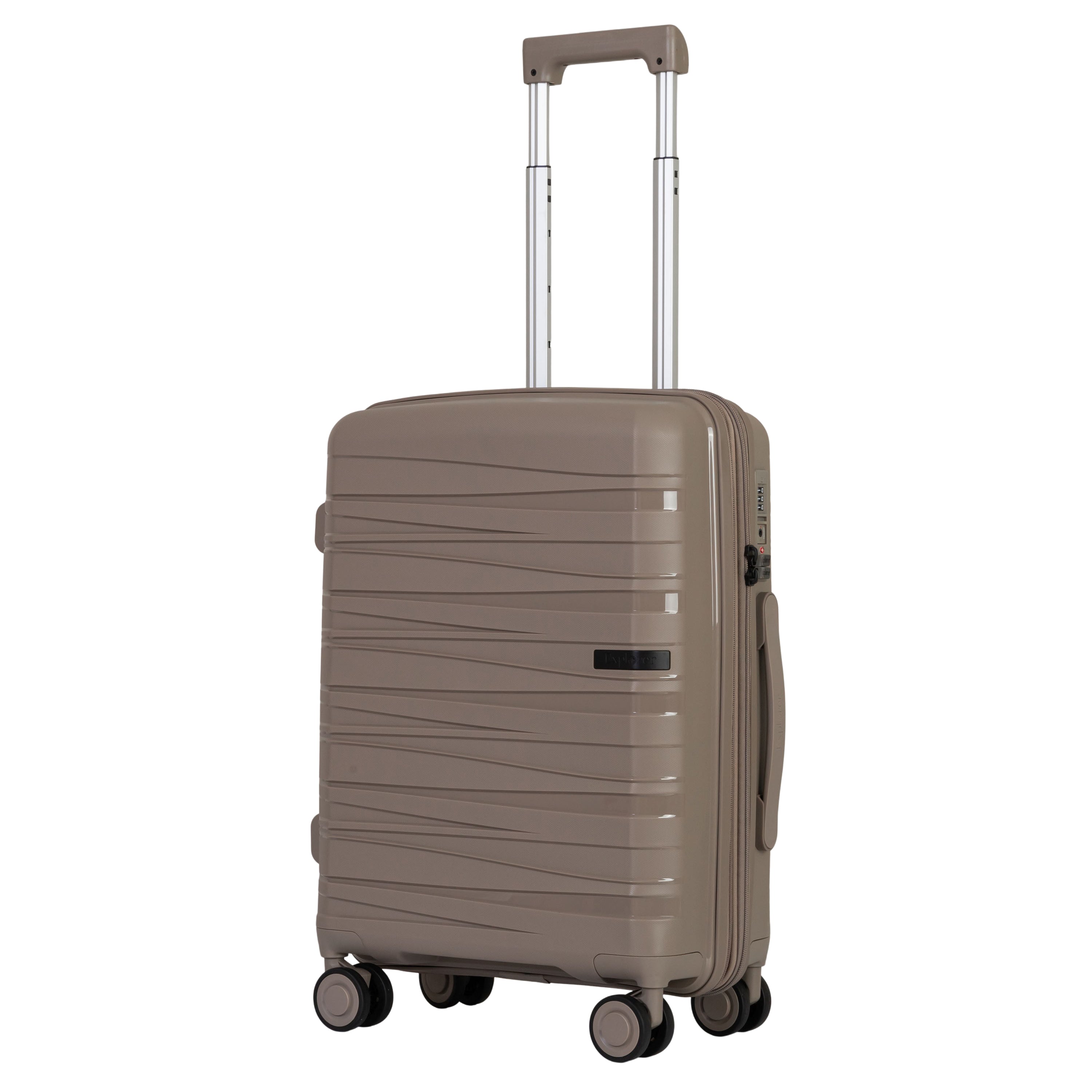 Explorer Breeze Anti-Theft Expandable Carry-On Luggage - Lightweight Travel Suitcase for Airplane, Business Trips & Weekend Getaways