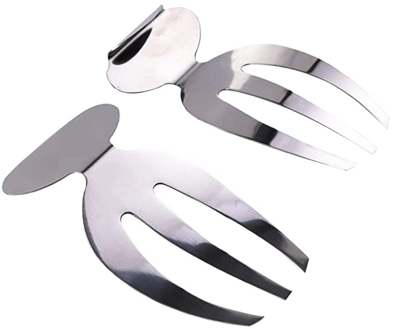 Best Salad Hands & Kitchen Tools - Revolving Salad Server, Salad Tongs & Forks - Perfect for Tossing, Serving & Mixing Salads, Pasta & Veggies - Durable Kitchen Utensils for Home & Restaurant Use