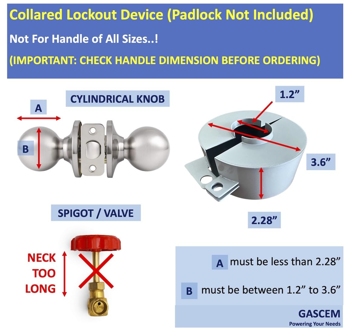 Childproof Door Knob Lock - Secure Handle Cover for Home Safety