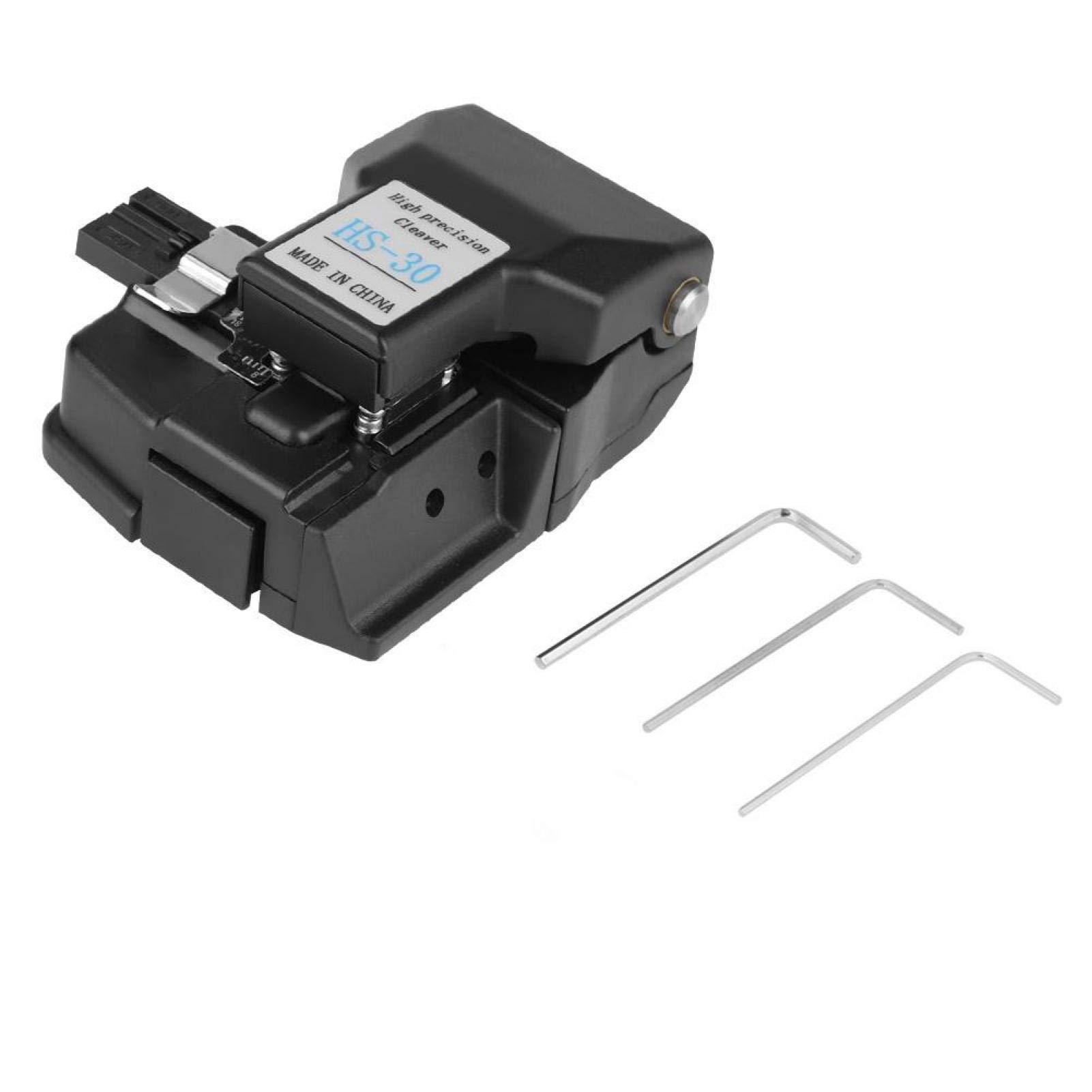 HS-30 High Precision Fiber Optic Cleaver | Professional Fiber Cutter Tool for Optical Cable Splicing | FTTX Network Installation & Maintenance Equipment | Perfect for Telecom Technicians & Data Center Engineers