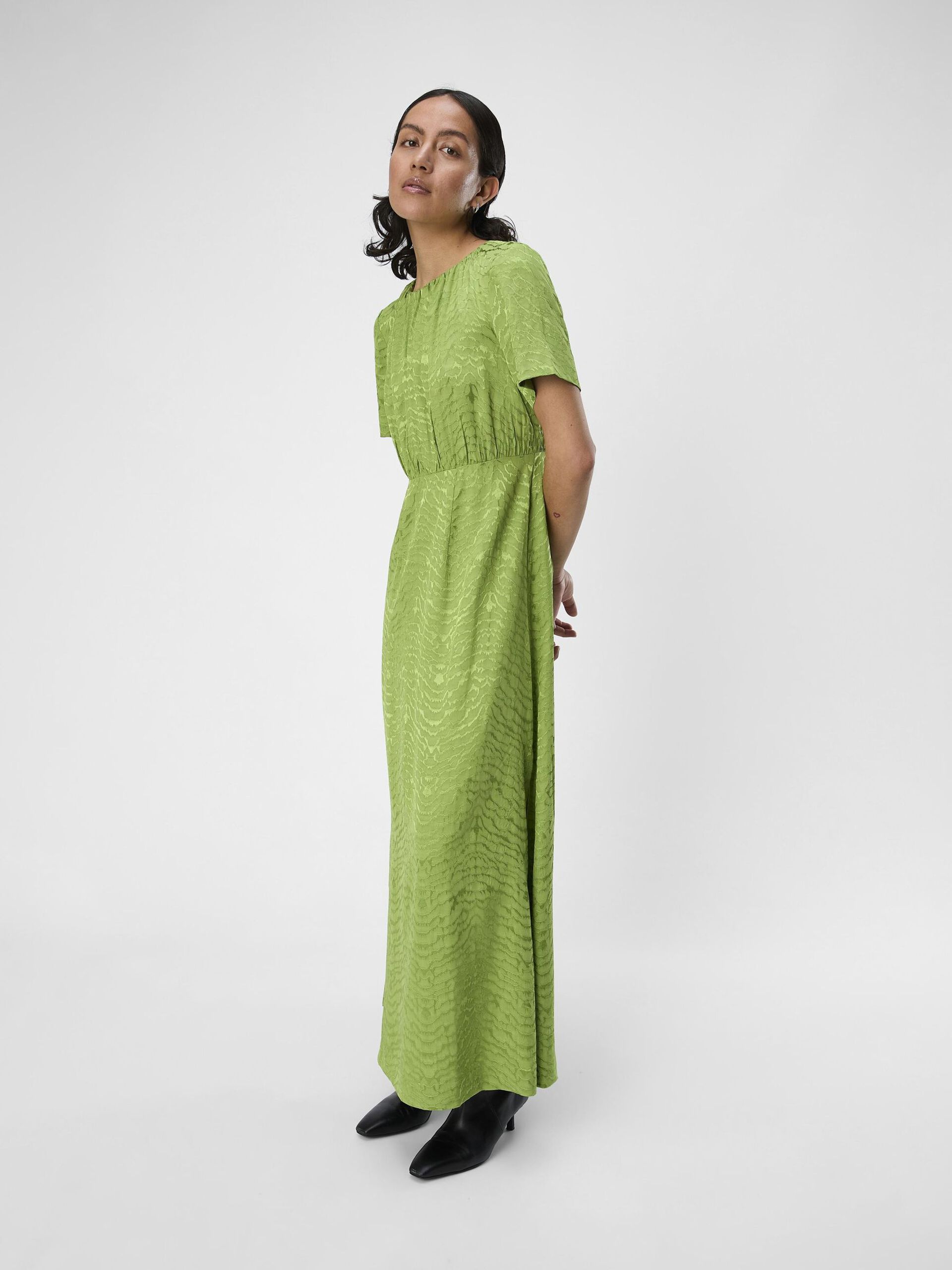 Josani Maxi Dress for Women - Flowy Long Summer Dress in Peridot Green | Perfect for Beach, Vacation & Casual Wear
