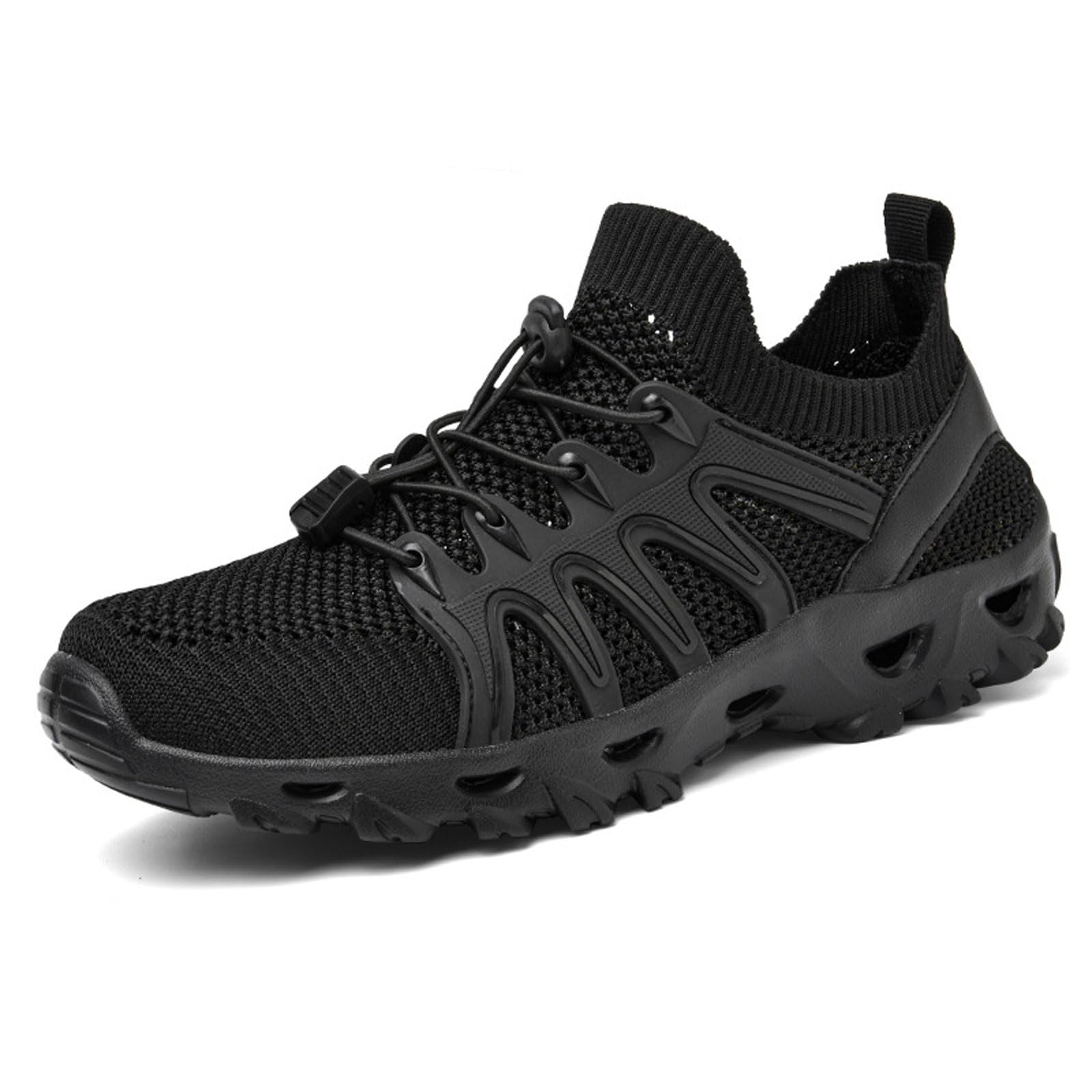 Barefoot Water Shoes for Men & Women - Non-Slip Aqua Sports Shoes with Breathable Mesh, Quick-Dry Beach Hiking Shoes for Outdoor Activities, Swimming, Yoga & Summer Walking (EU 40-47) - Lightweight Sneakers for Beach, Pool & Water Sports