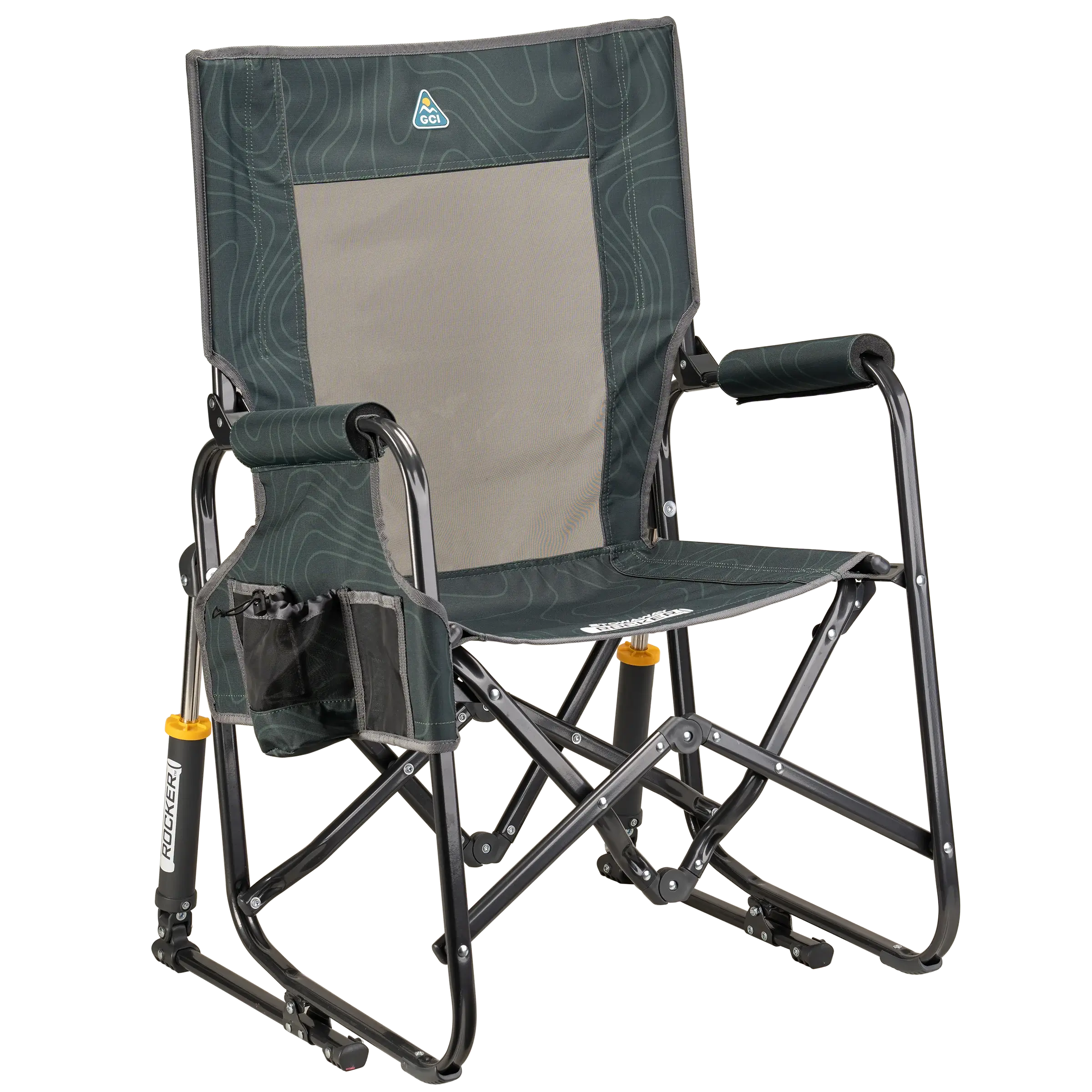 Stowaway Rocker™ - Compact Folding Rocking Chair for Camping, Travel & Small Spaces - Portable Outdoor Rocker for Patio, RV, Apartment & Nursery - Lightweight & Easy to Store