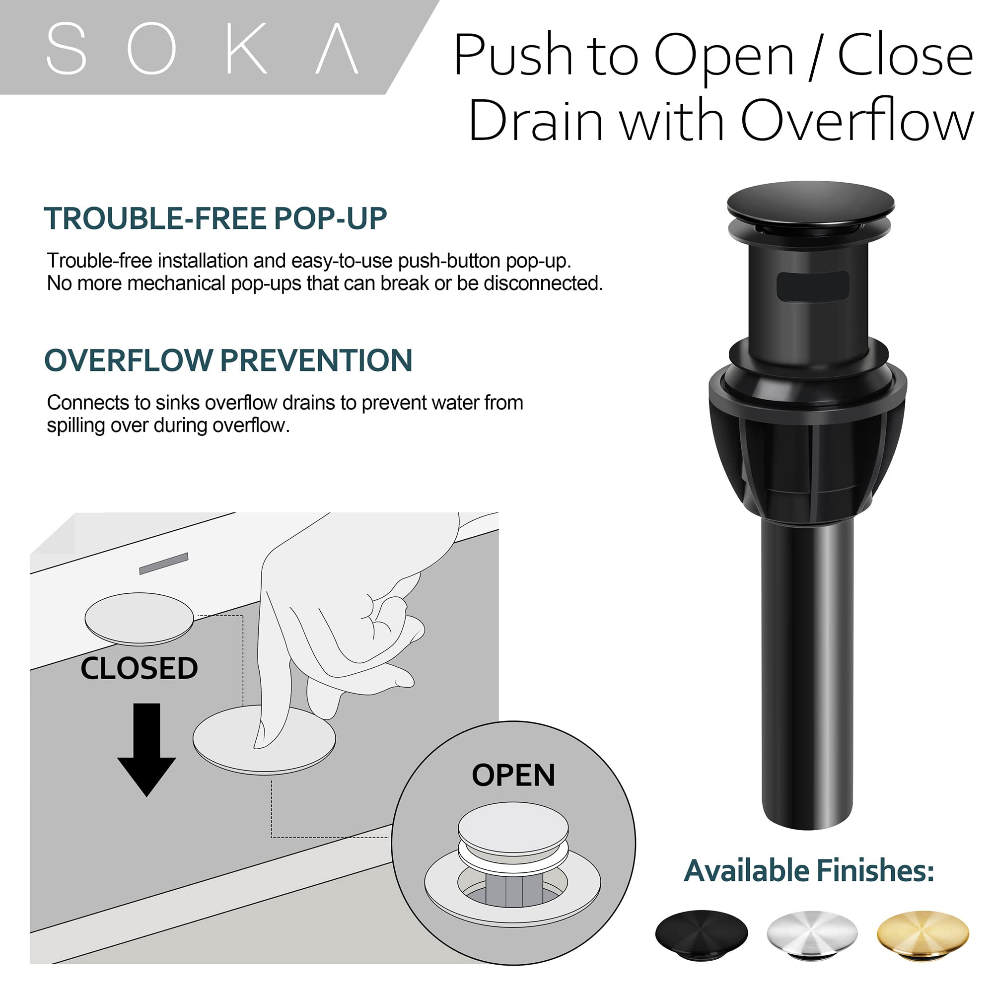 Commercial 4-Inch Centerset Bathroom Faucet with 2 Handles - 3 Hole Touchless Hand Sink Faucet for Public Restrooms, Hospitals & High-Traffic Areas