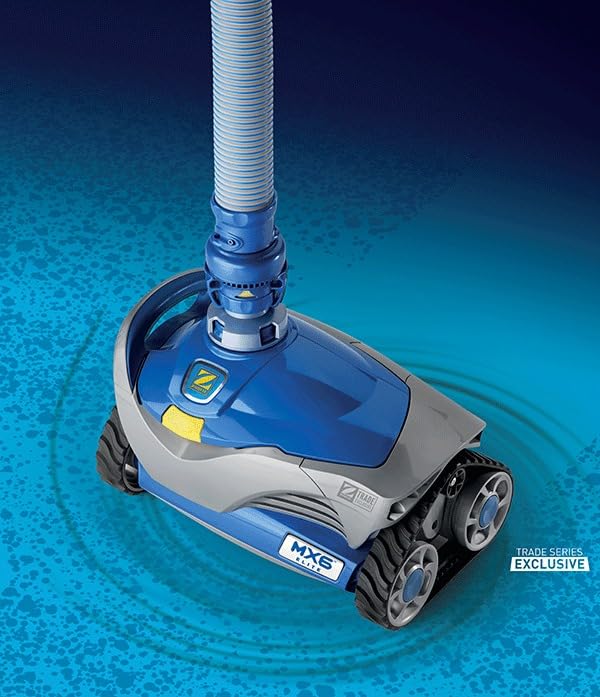 ZODIAC MX6™ ELITE Automatic Pool Cleaner - Self-Propelled Robotic Pool Vacuum with Micro-Clean Filtration & Removable Filter Basket - Efficient Cleaning for In-Ground Pools (Gray/Blue) - Perfect for Residential Backyard Pools & Vacation Homes