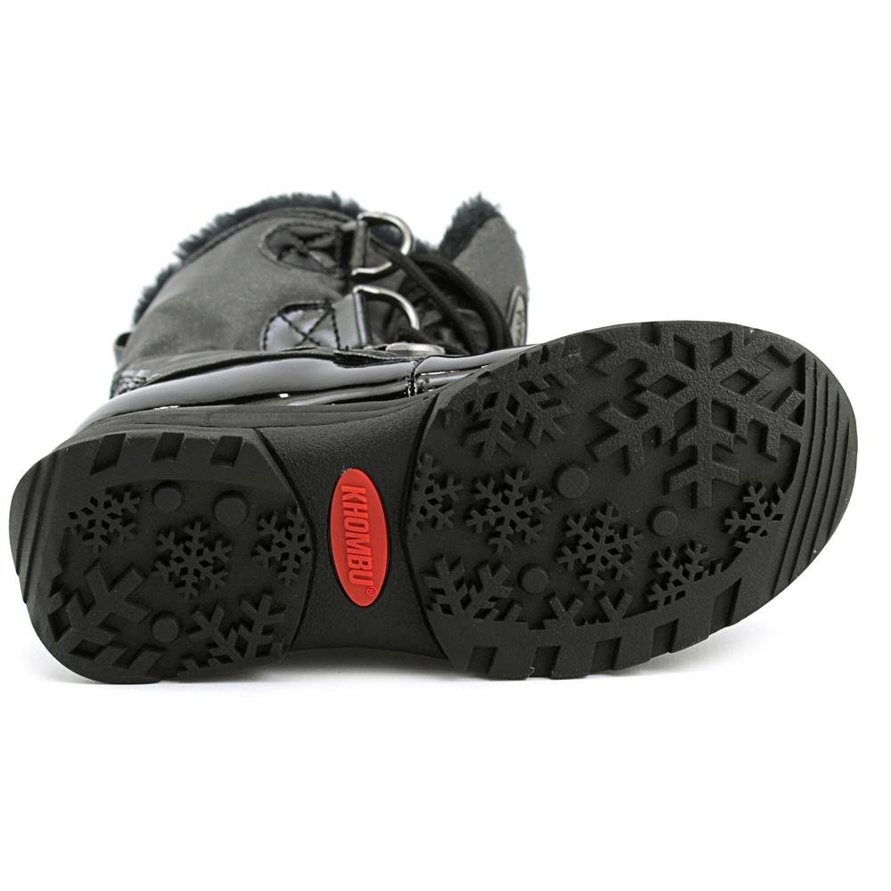 Khombu Lil Layla Waterproof Winter Snow Boots for Kids - Warm Insulated Non-Slip Outdoor Boots for Girls & Boys - Perfect for Snow Play, Hiking & Cold Weather Activities