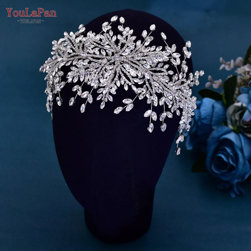 Sparkling Crystal Wedding Headbands & Bridal Tiaras – Elegant Headdress for Bride, Bridesmaids, Flower Girls | Perfect for Weddings, Prom, Pageants & Special Occasions