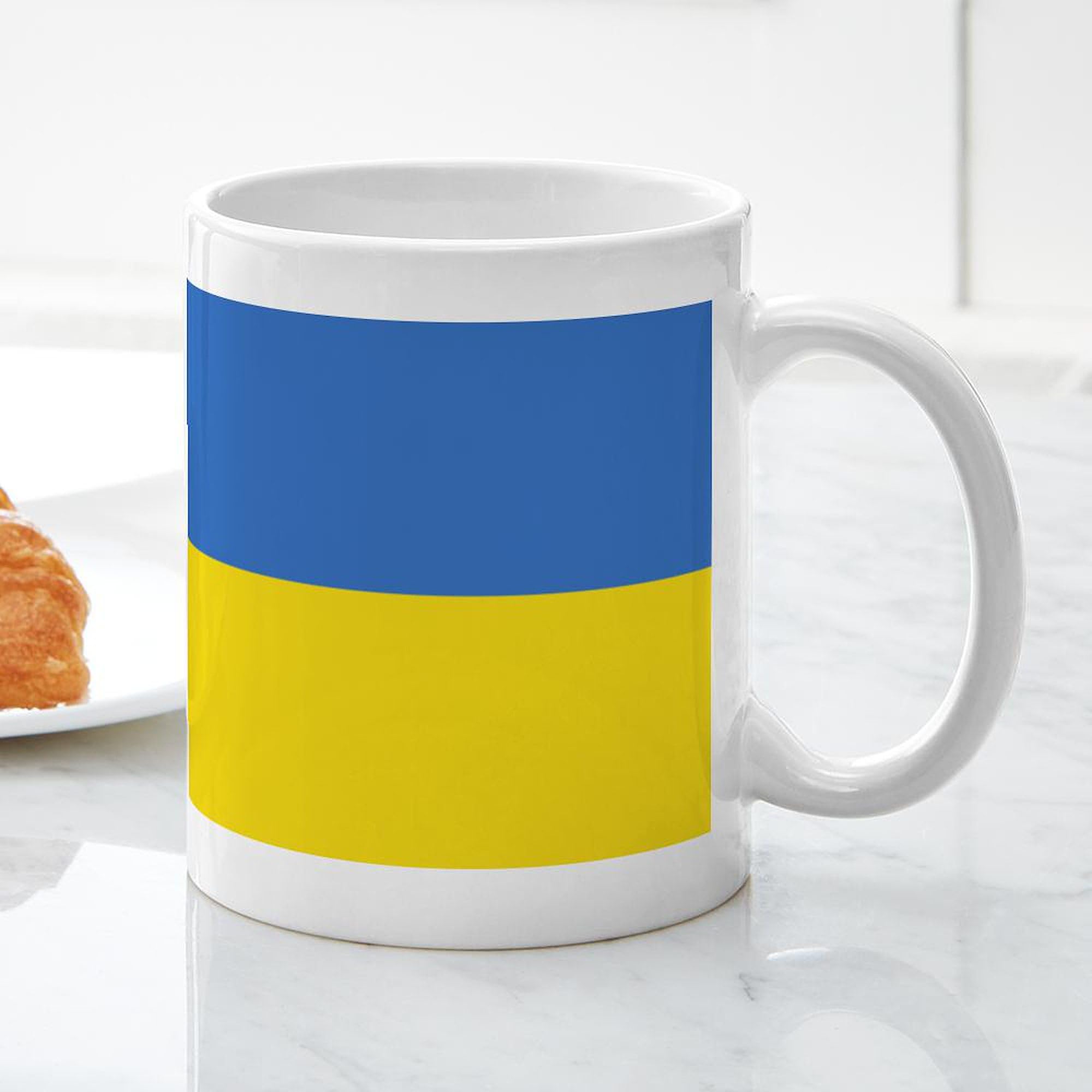 Ukraine Flag Ceramic Coffee Mug 11 oz (325 ml) - Perfect for Home, Office & Gifts | CafePress