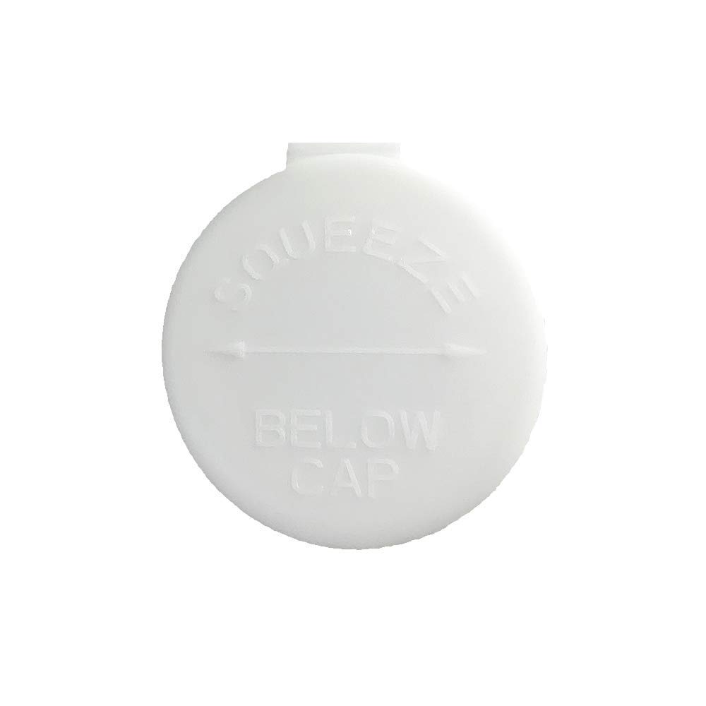W Gallery 1000 White 116mm Open Cap Pop Top Tubes - Airtight Smell Proof Plastic Containers - Medical Grade Prescription Pill Bottles for Herbs, Flowers, Supplements (Bulk Pack) - Perfect for Pharmacy Storage, Travel Organizers & Home Use