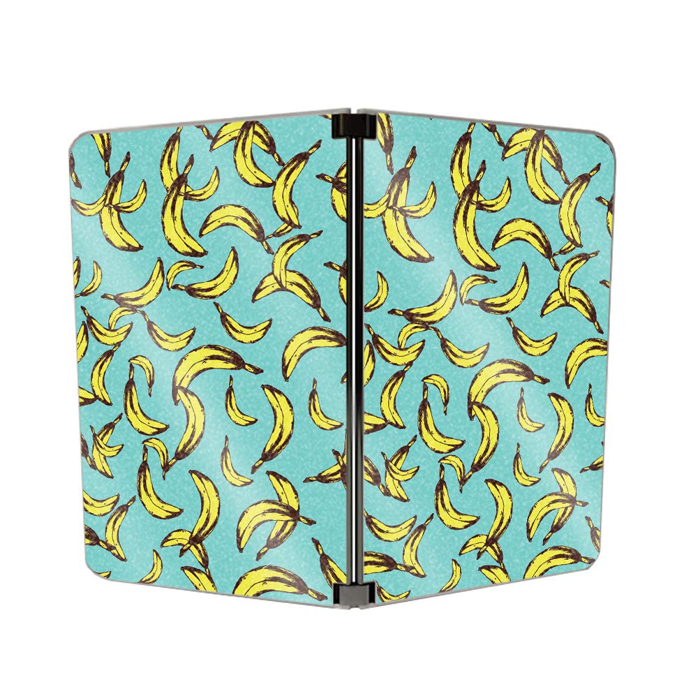 MightySkins Glossy Glitter Skin Cover for Microsoft Surface Duo - Bananas Design | Protective & Durable High-Gloss Finish | Easy to Apply, Remove & Change Styles | Made in USA | Perfect for Work, Travel & Personalization