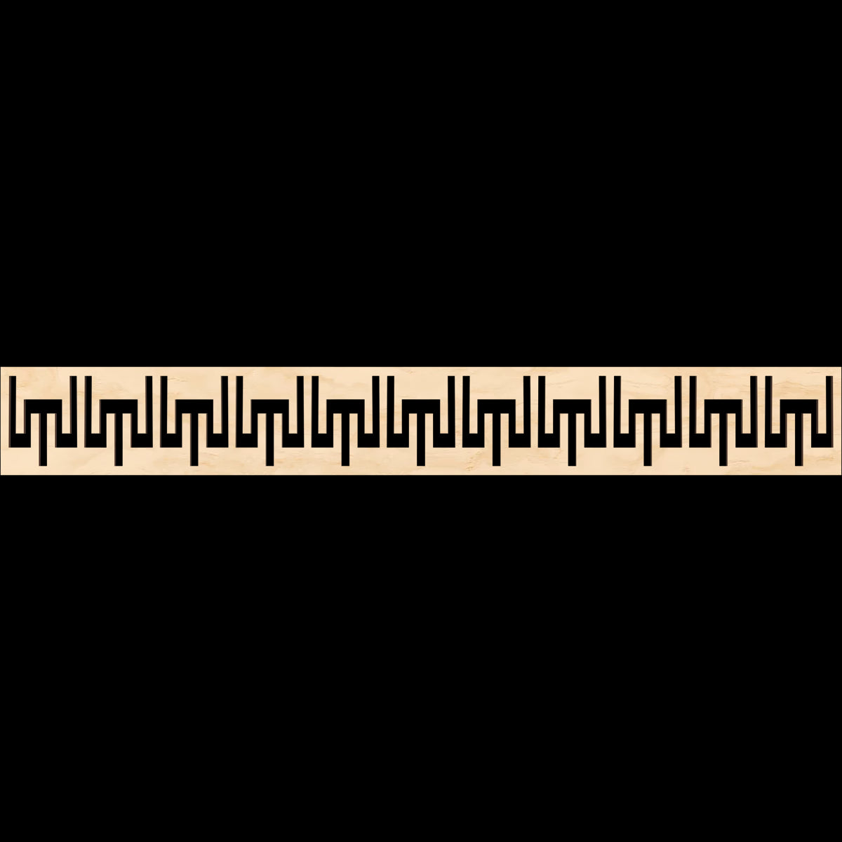 Victory Fretwork Moulding - Decorative Wood Trim for Home & Furniture - Perfect for DIY Projects, Wall Decor, and Cabinet Accents